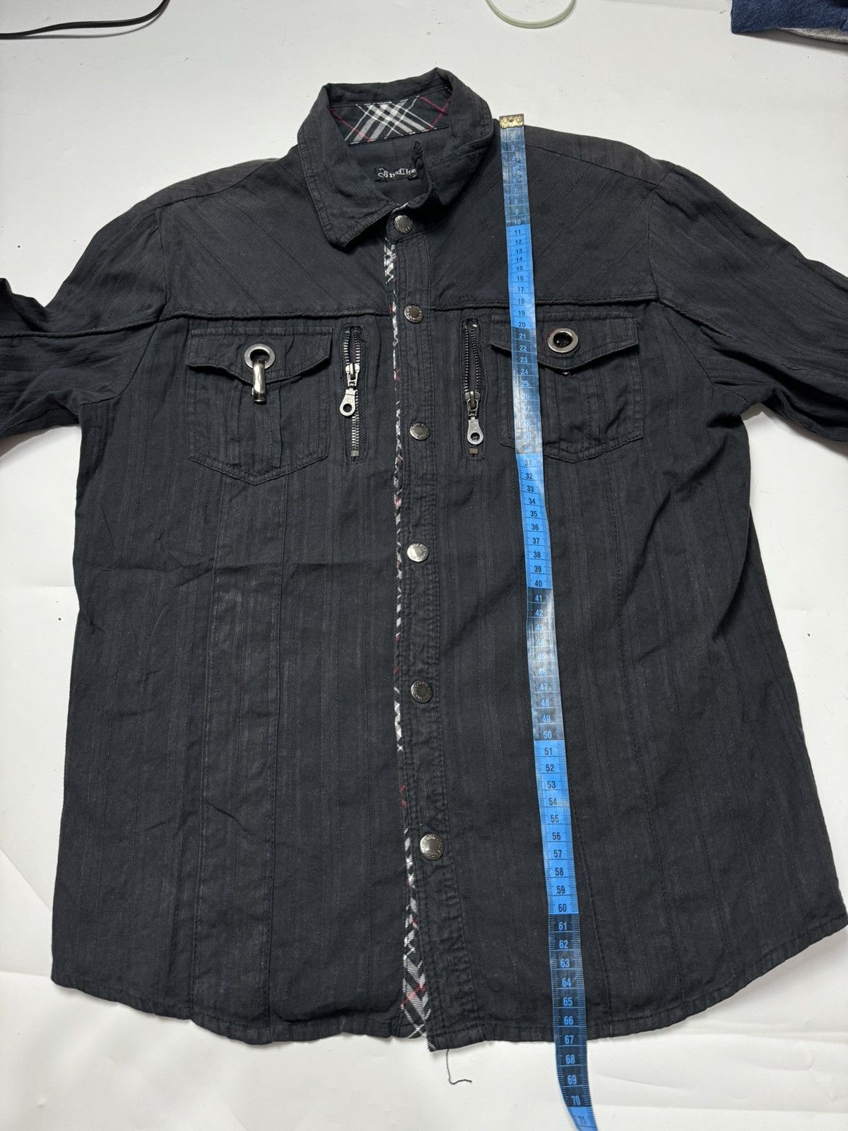 If Six Was Nine × Japanese Brand × Le Grande Bleu (L.G.B.) In The Attic Ifsix Style Long Shirt Size US M / EU 48-50 / 2 - 13 Thumbnail