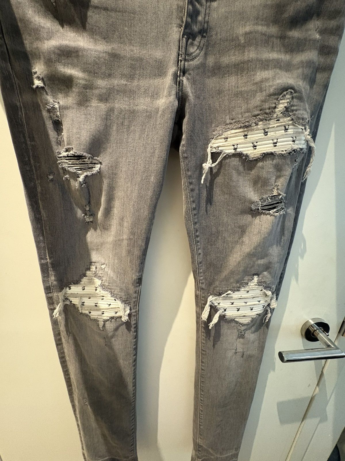 Amiri Amiri Playboy MX1 Grey Jeans Size US 36 / EU 52 - 15 Thumbnail