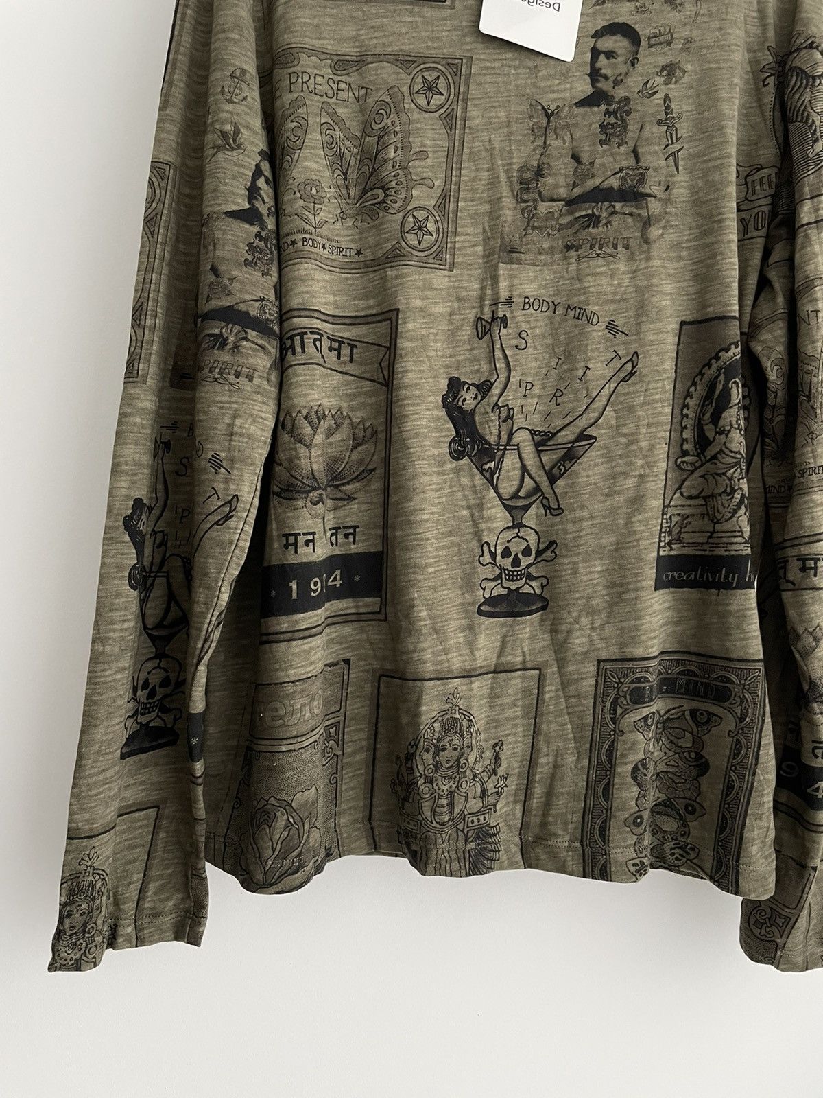 Desigual Desigual Avant Garde Organic Long Sleeve Size US L / EU 52-54 / 3 - 2 Thumbnail