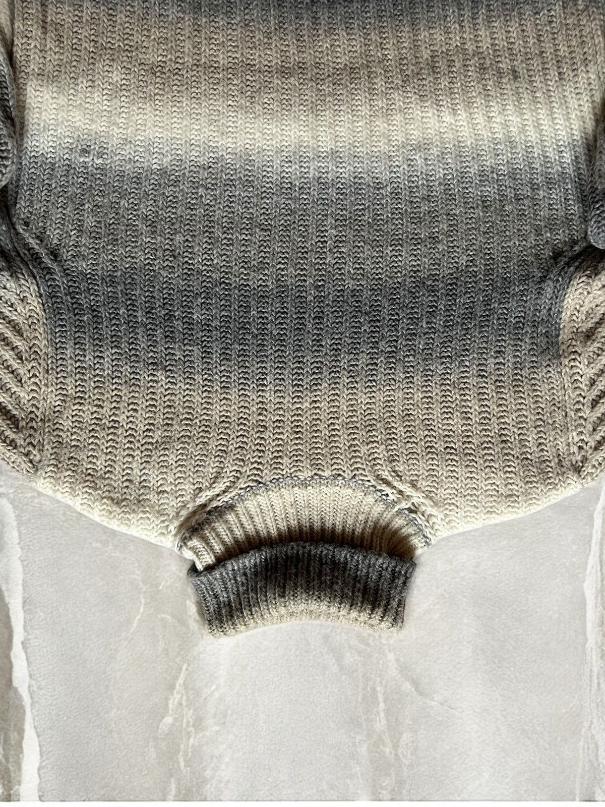 Baldessarini × Vintage BALDESSARINI HEAVY KNIT WOOL Sweater turtleneck multicolour Size US L / EU 52-54 / 3 - 5 Thumbnail