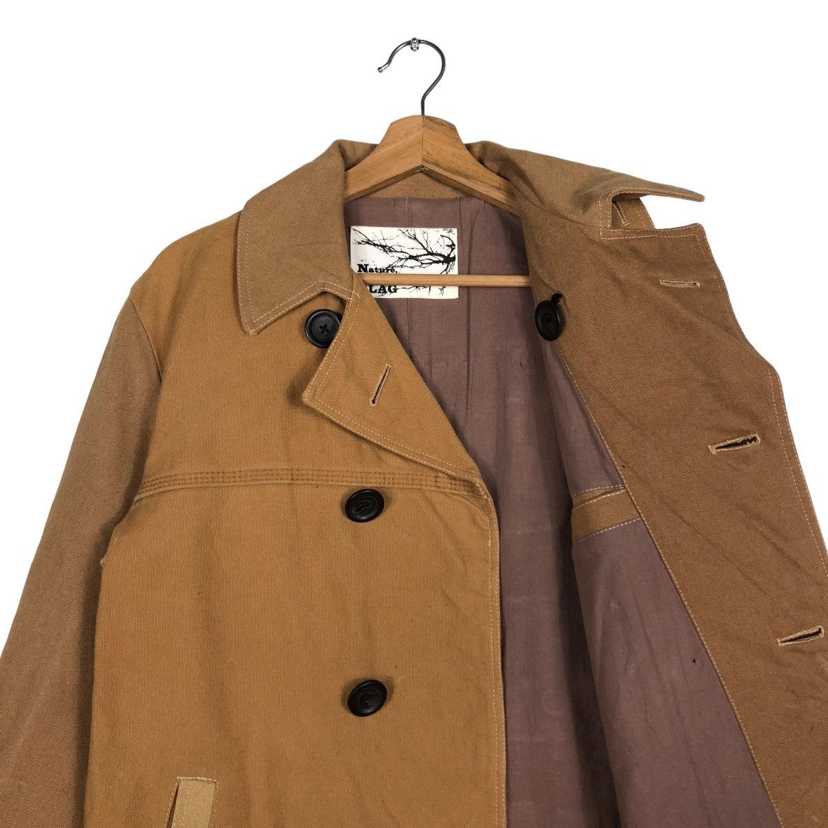 Japanese Brand 🔥VINTAGE DETROIT DUCK CANVAS CHORE JACKET NRF HIDDEN COLLAR Size US S / EU 44-46 / 1 - 11 Thumbnail