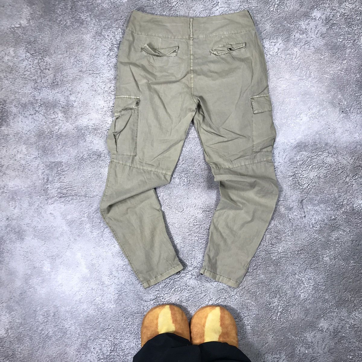 Vintage Vintage 90s Baggy Cargo Pants Flared Parachute Techwear 36 Size 36" / US 14 / IT 50 - 8 Thumbnail