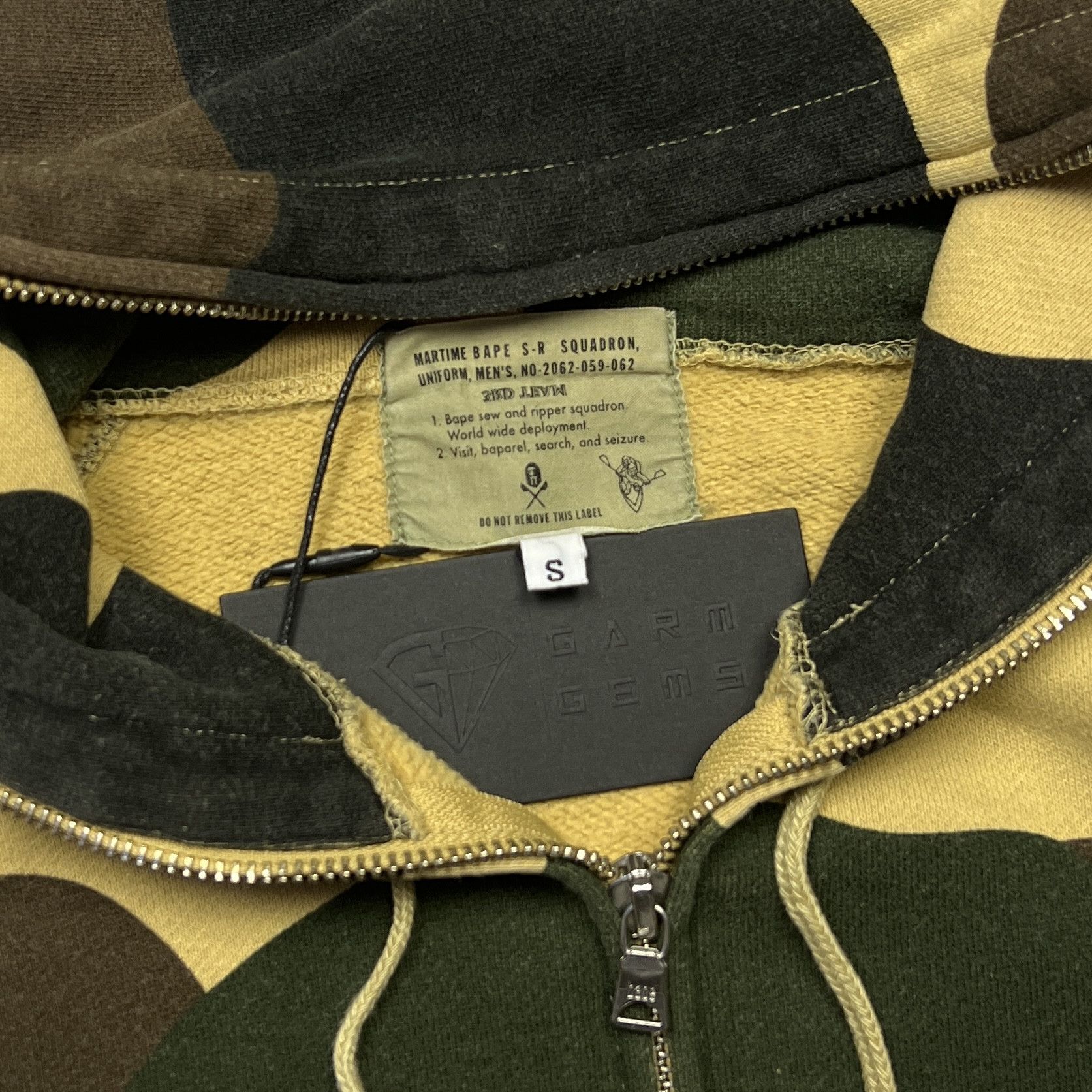 Bape A Bathing Ape Camo Full Zip Hoodie Size US S / EU 44-46 / 1 - 6 Thumbnail