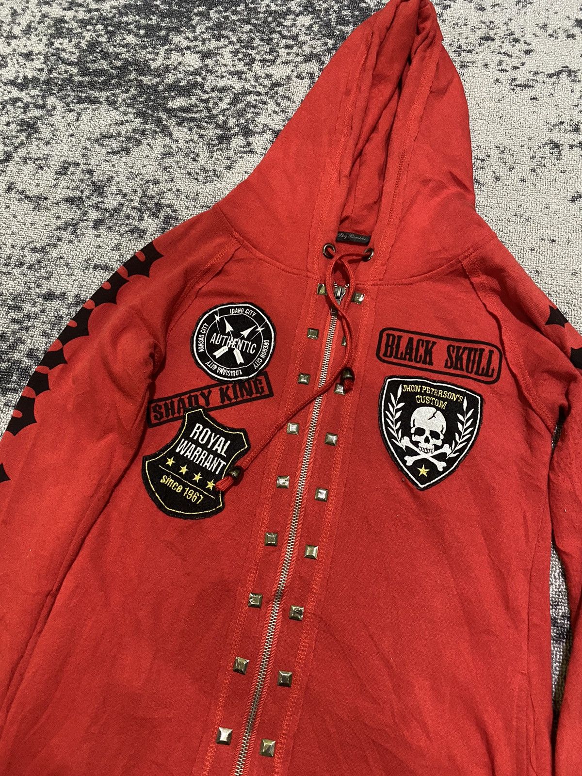 Hysteric Glamour Y2k Sky bomber skull fsixwasnine zip hoodie Size US M / EU 48-50 / 2 - 3 Thumbnail