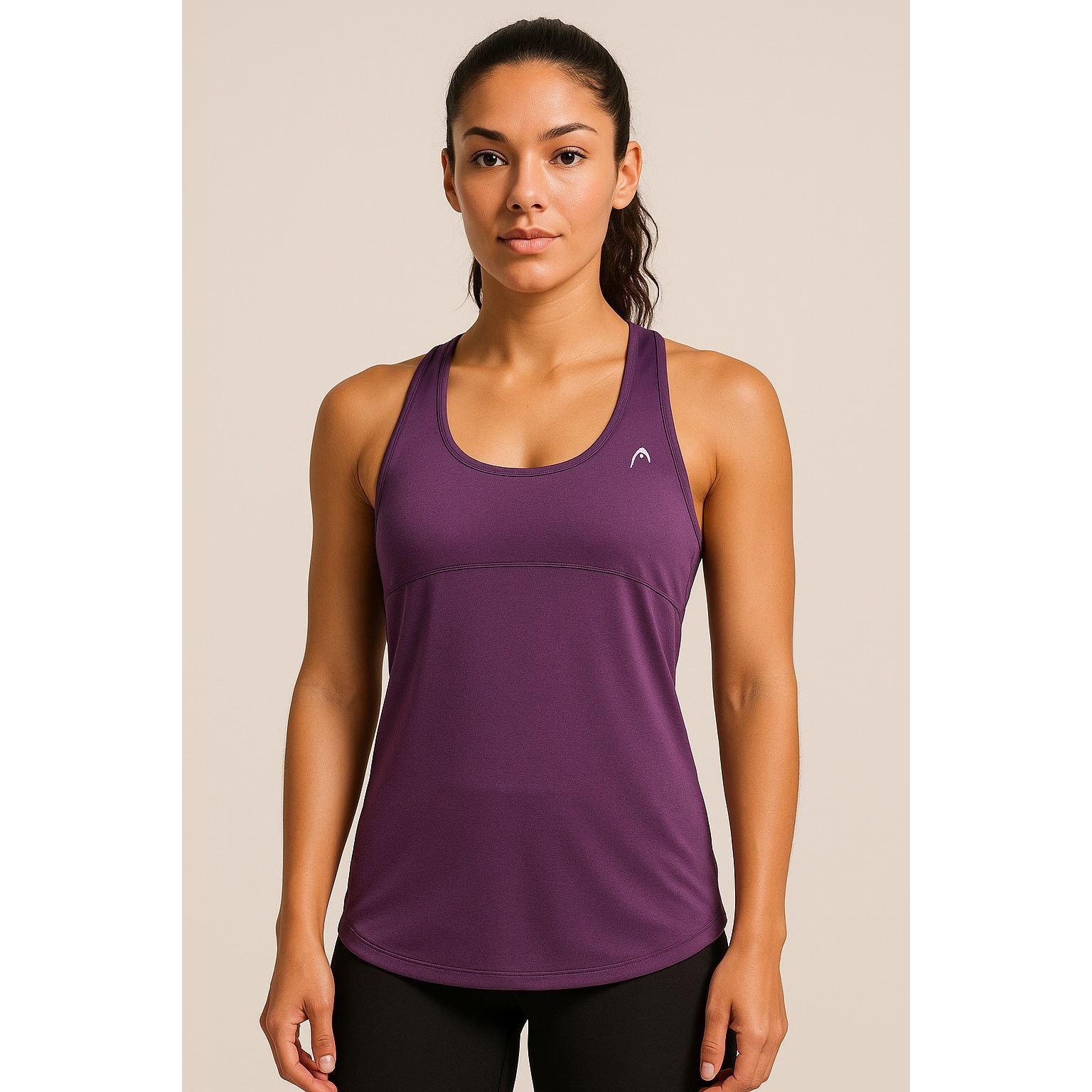 Other Athletic Tennis Training Racerback Purple Tank Top HEAD M Size M / US 6-8 / IT 42-44 - 1 Thumbnail