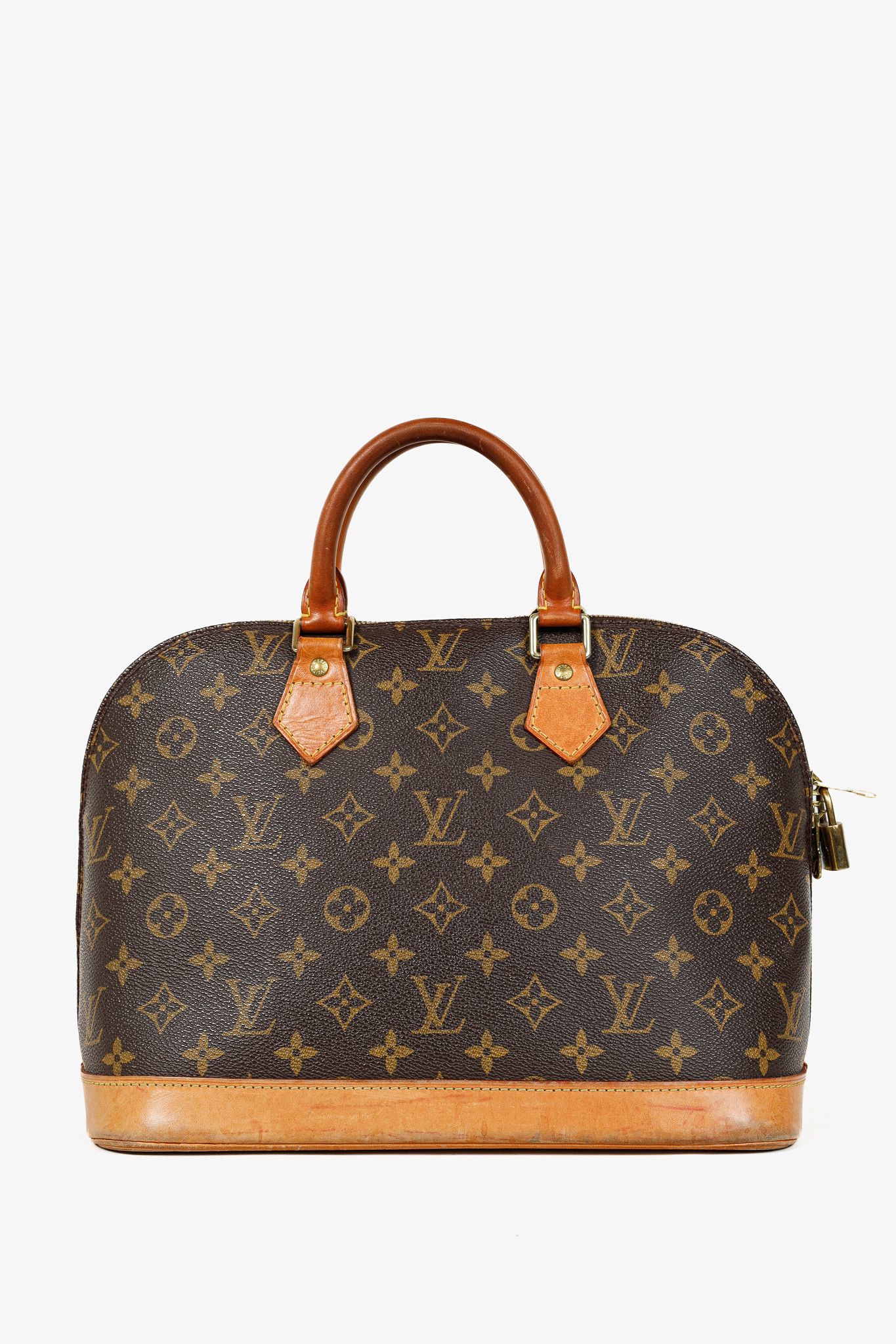 Louis Vuitton Louis Vuitton Vintage Alma Brown Monogram Handbag Size ONE SIZE - 1 Thumbnail