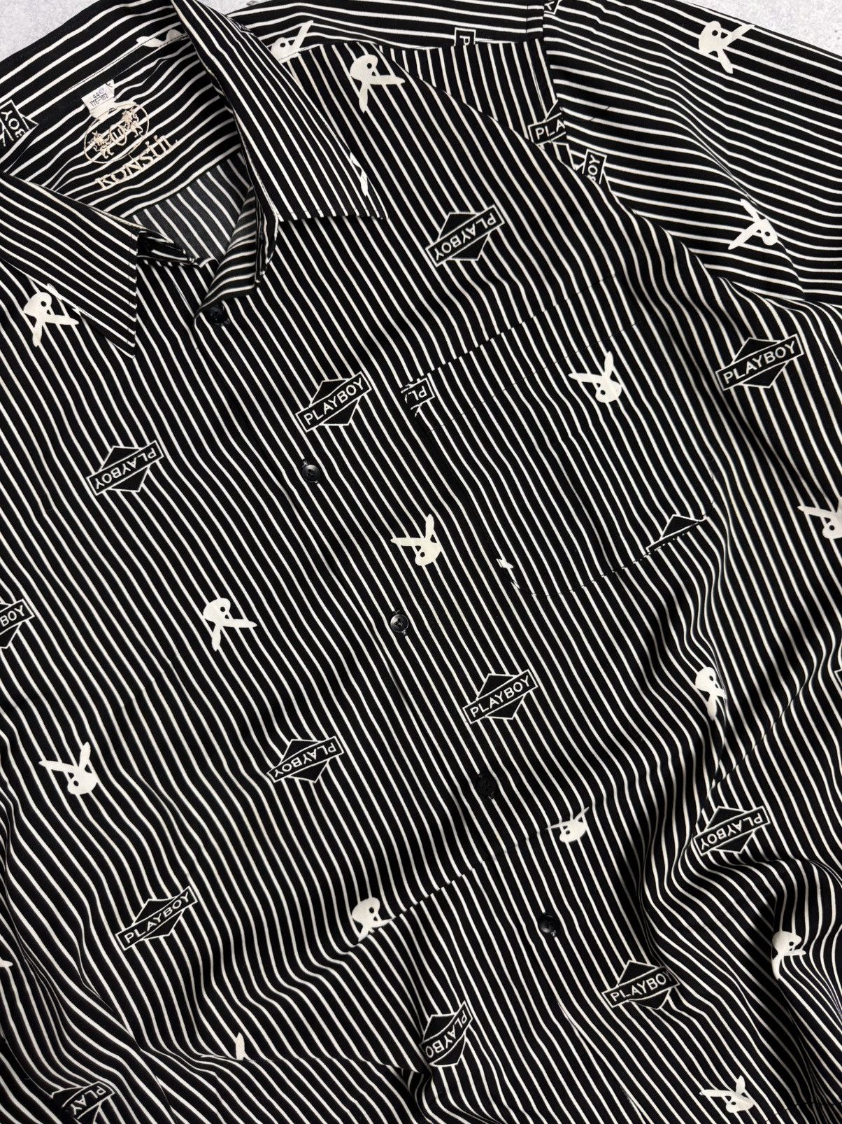 Playboy Y2K Playboy Over All Full Print Shirt If Six Was Nine Size US L / EU 52-54 / 3 - 3 Thumbnail