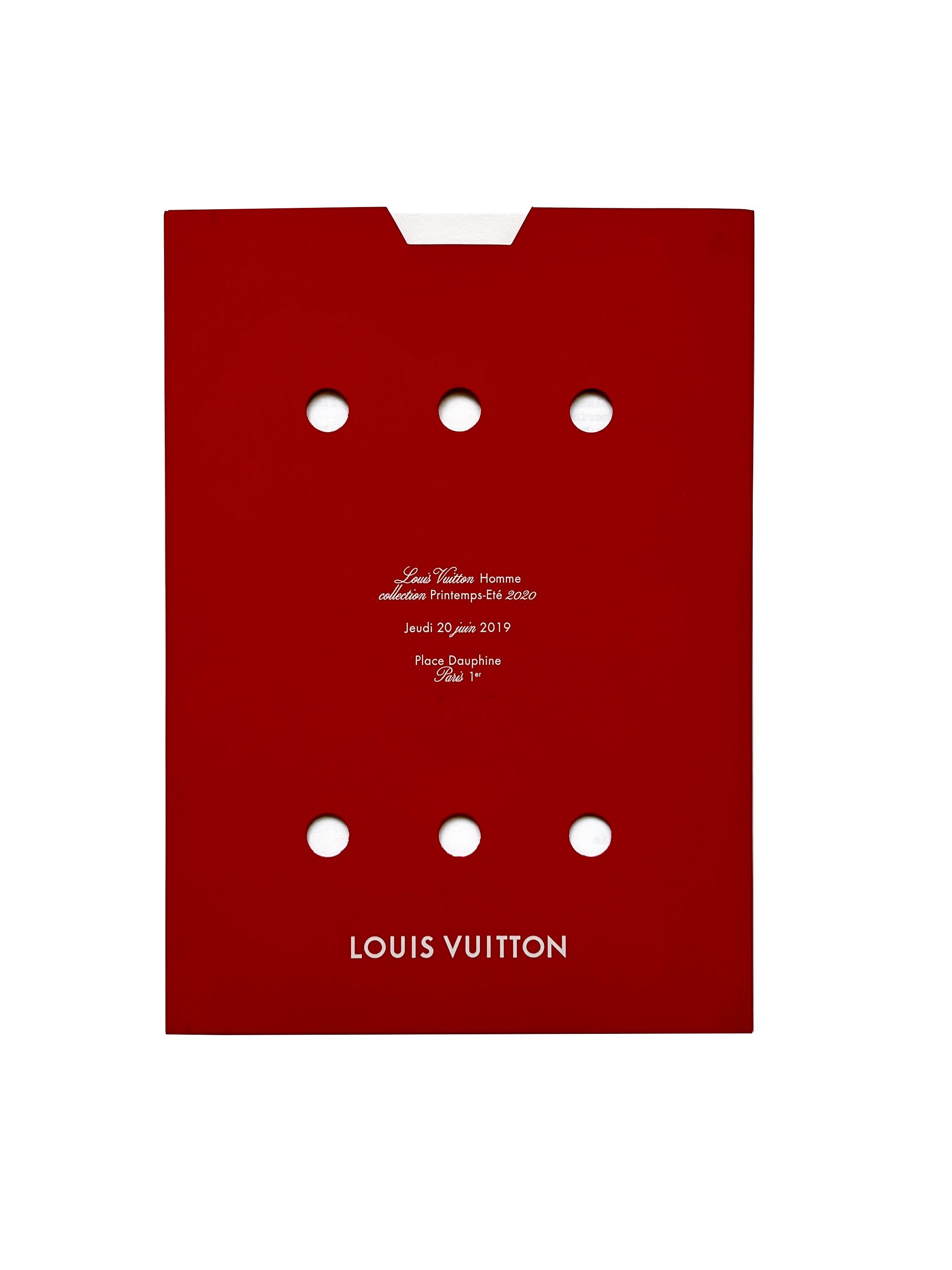 Louis Vuitton × Virgil Abloh ⚡️QUICK SALE⚡️SS2020 Louis Vuitton x Virgil Abloh Show Notes Size ONE SIZE - 2 Thumbnail