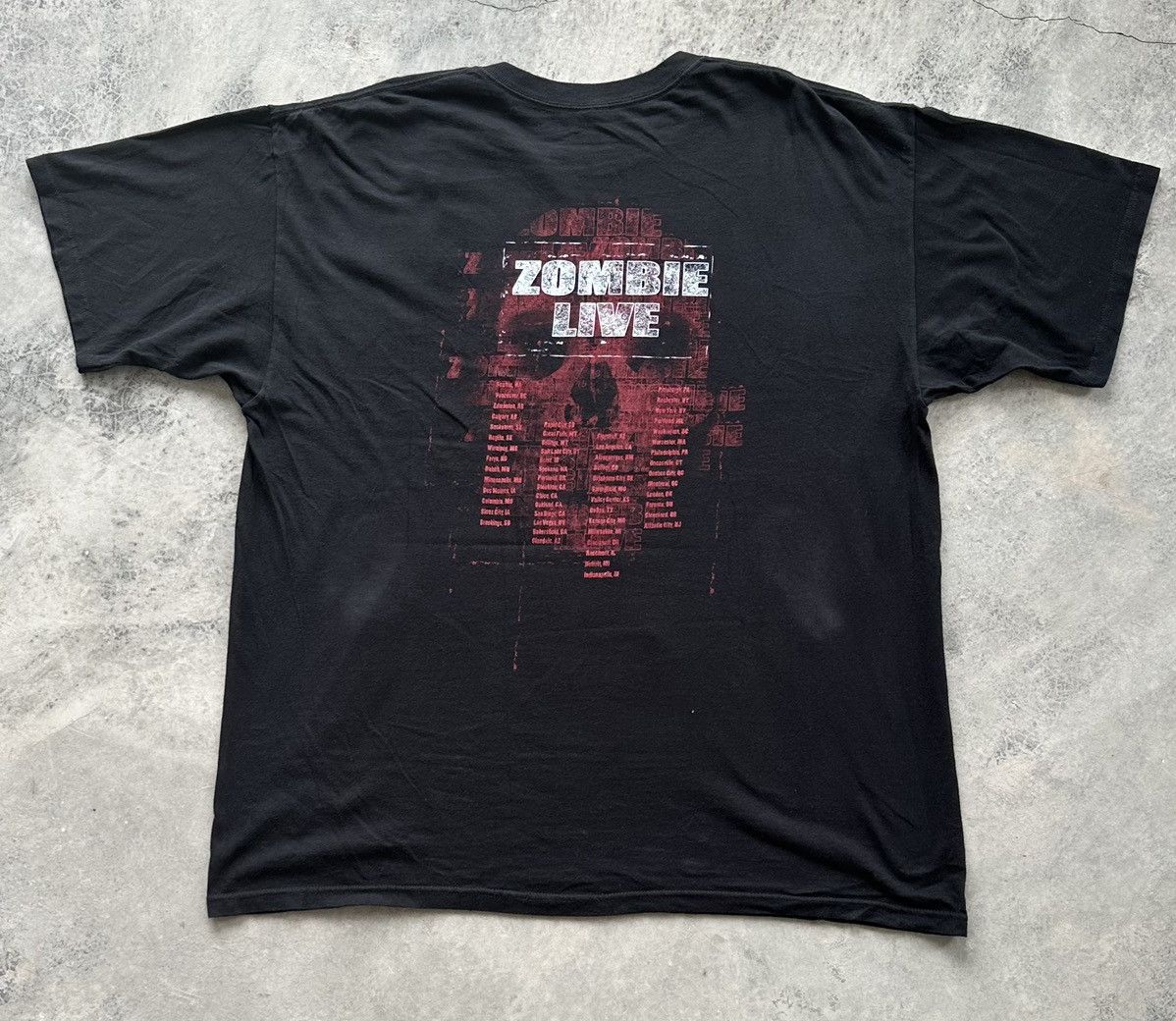 Band Tees × Vintage VINTAGE ROB ZOMBIE LIVE TEE Size US XXL / EU 58 / 5 - 4 Thumbnail