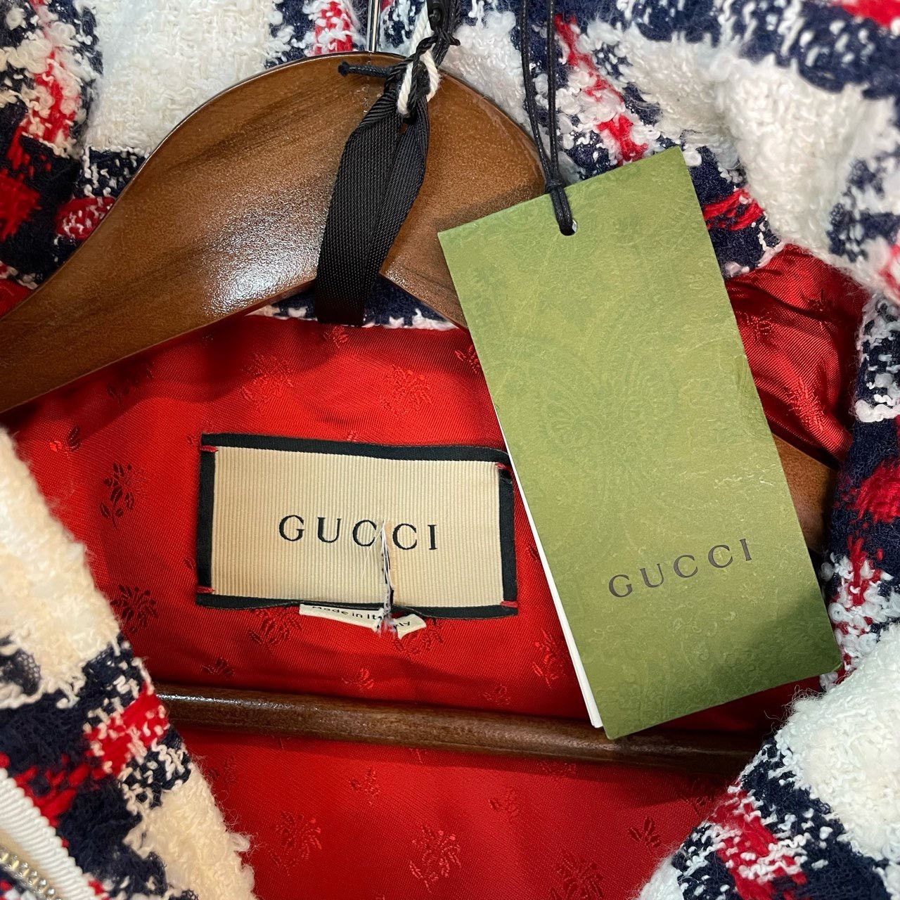 Gucci Gucci Gold button plaid cotton suit jacket 2501-Nextarrow Size US XXS / EU 40 - 7 Thumbnail