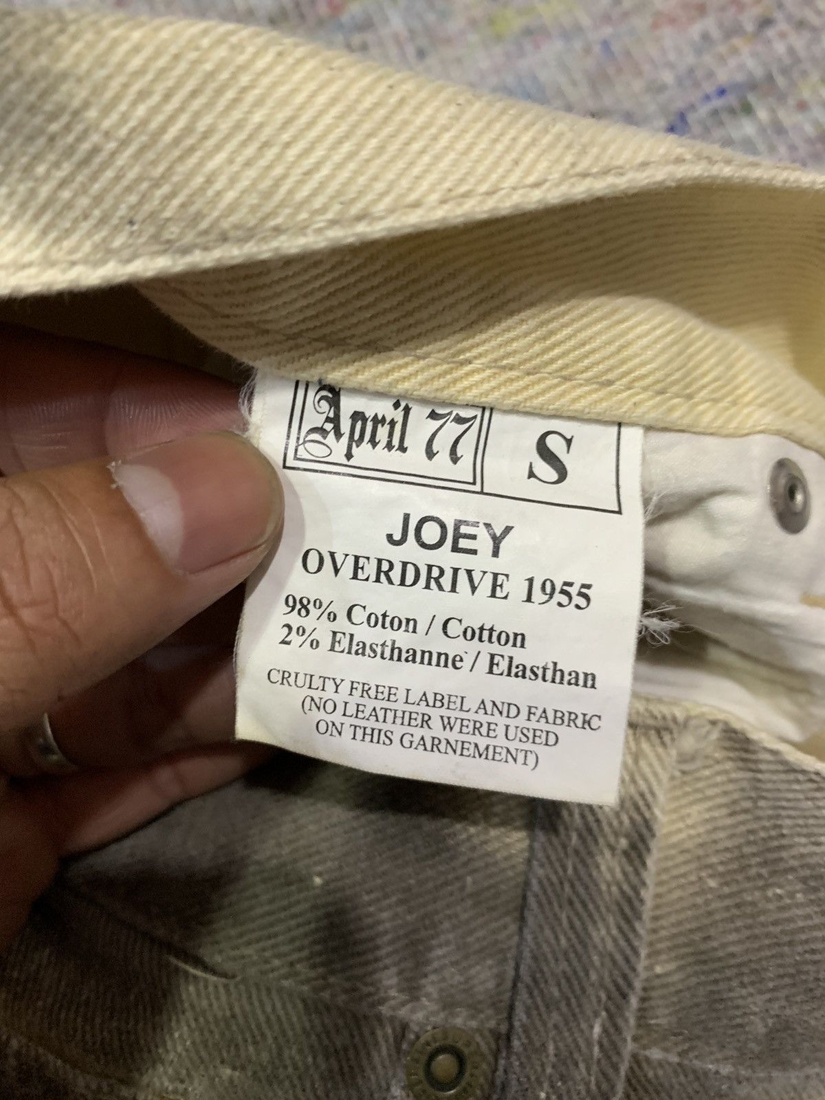 April 77 💸BINDINGOFFER💸April 77 joey overdrive 1955 rare pants Size US 30 / EU 46 - 4 Thumbnail