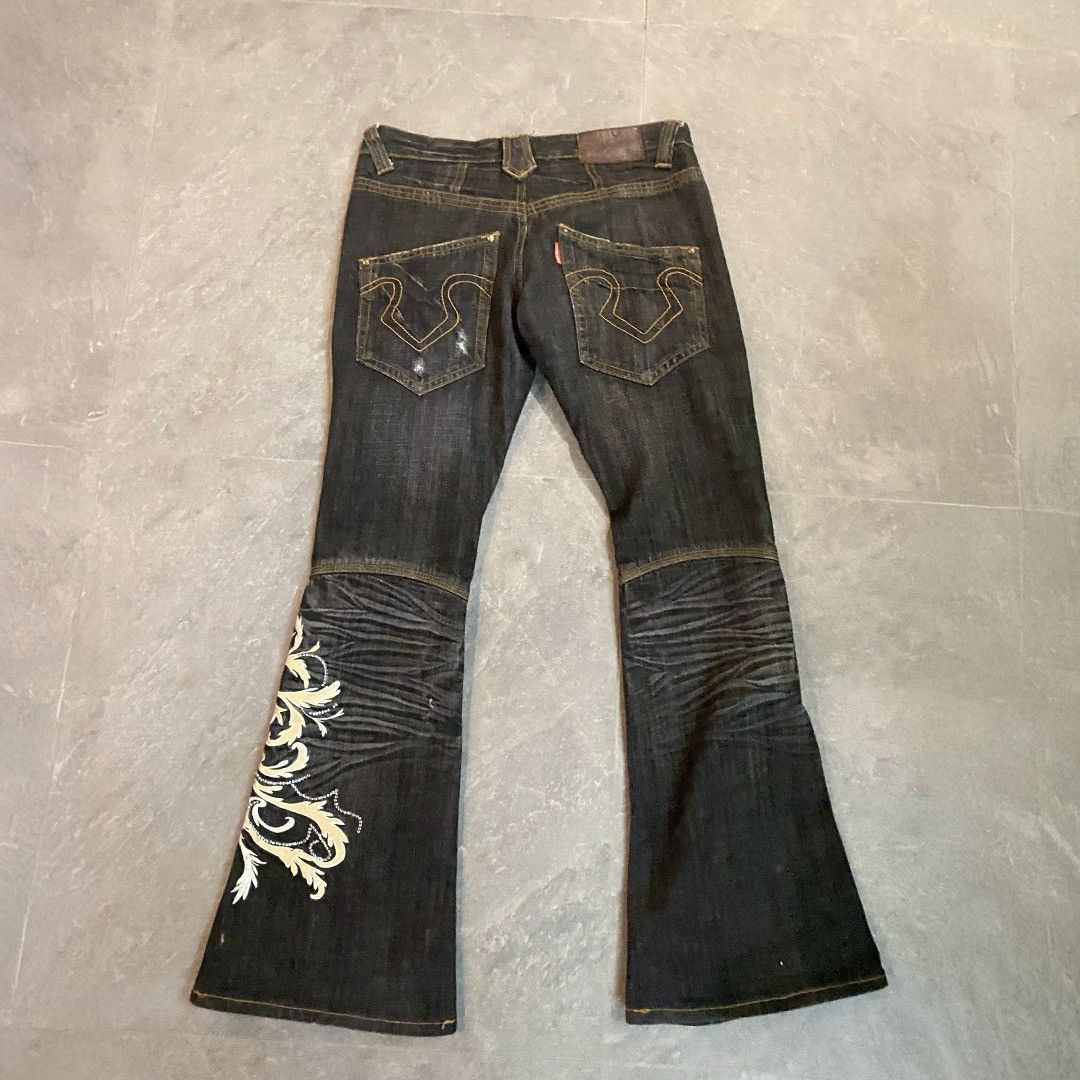 Tornado Mart Tornado Mart Tribal black denim pants Size US 31 - 2 Thumbnail
