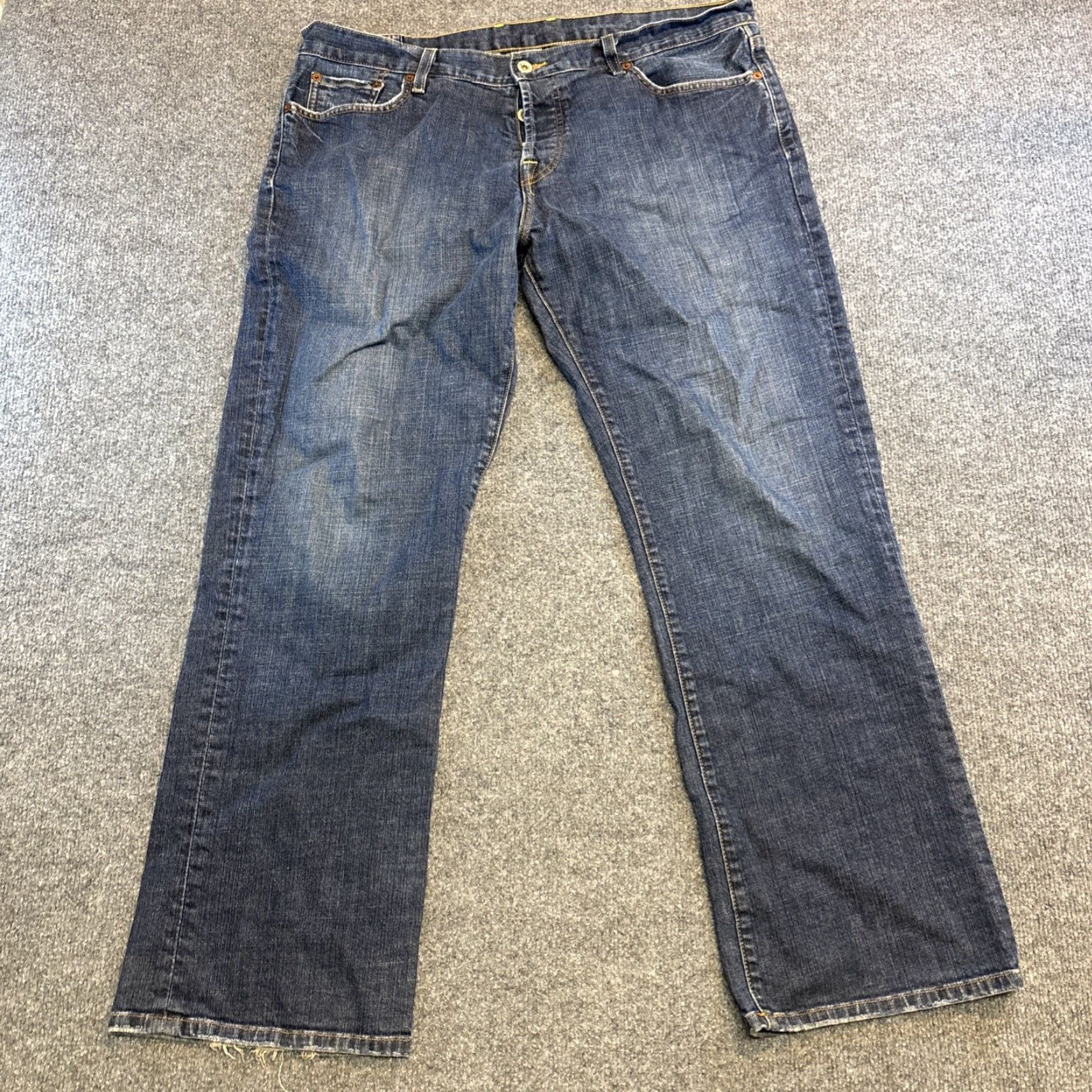 Lucky Brand Lucky Brand Jeans Bootcut Slim Denim Dark Wash 38 Button Fly 30in Inseam Men Size US 38 / EU 54 - 7 Thumbnail