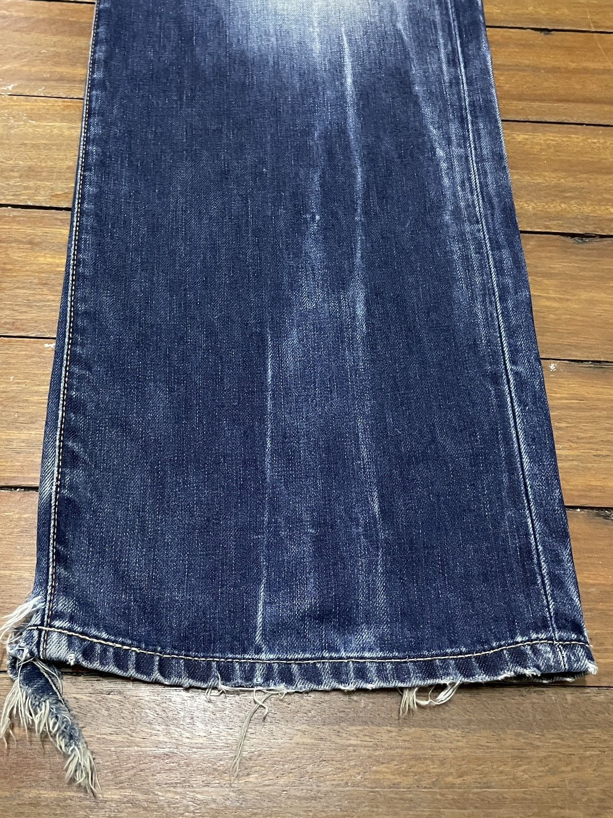 If Six Was Nine × Pepe Jeans × Vintage Very Rare Design Vintage Brand Pepe Flared Jeans 2000s Size US 32 / EU 48 - 6 Thumbnail
