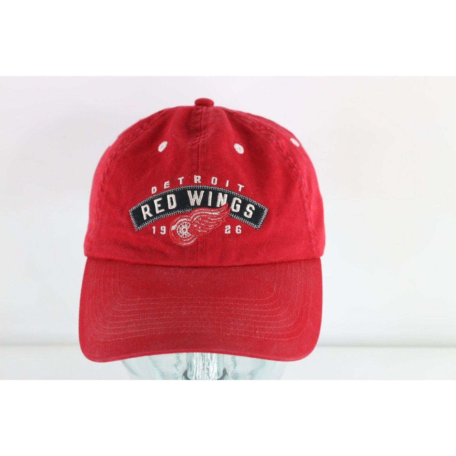 Vintage Vintage Faded Spell Out Detroit Red Wings Hockey Hat Size ONE SIZE - 1 Thumbnail