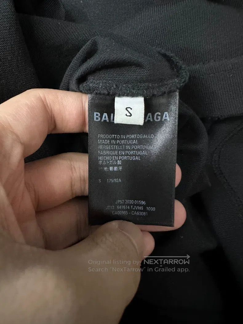 Balenciaga Balenciaga Black Castle Logo Pattern Size US S / EU 44-46 / 1 - 6 Thumbnail