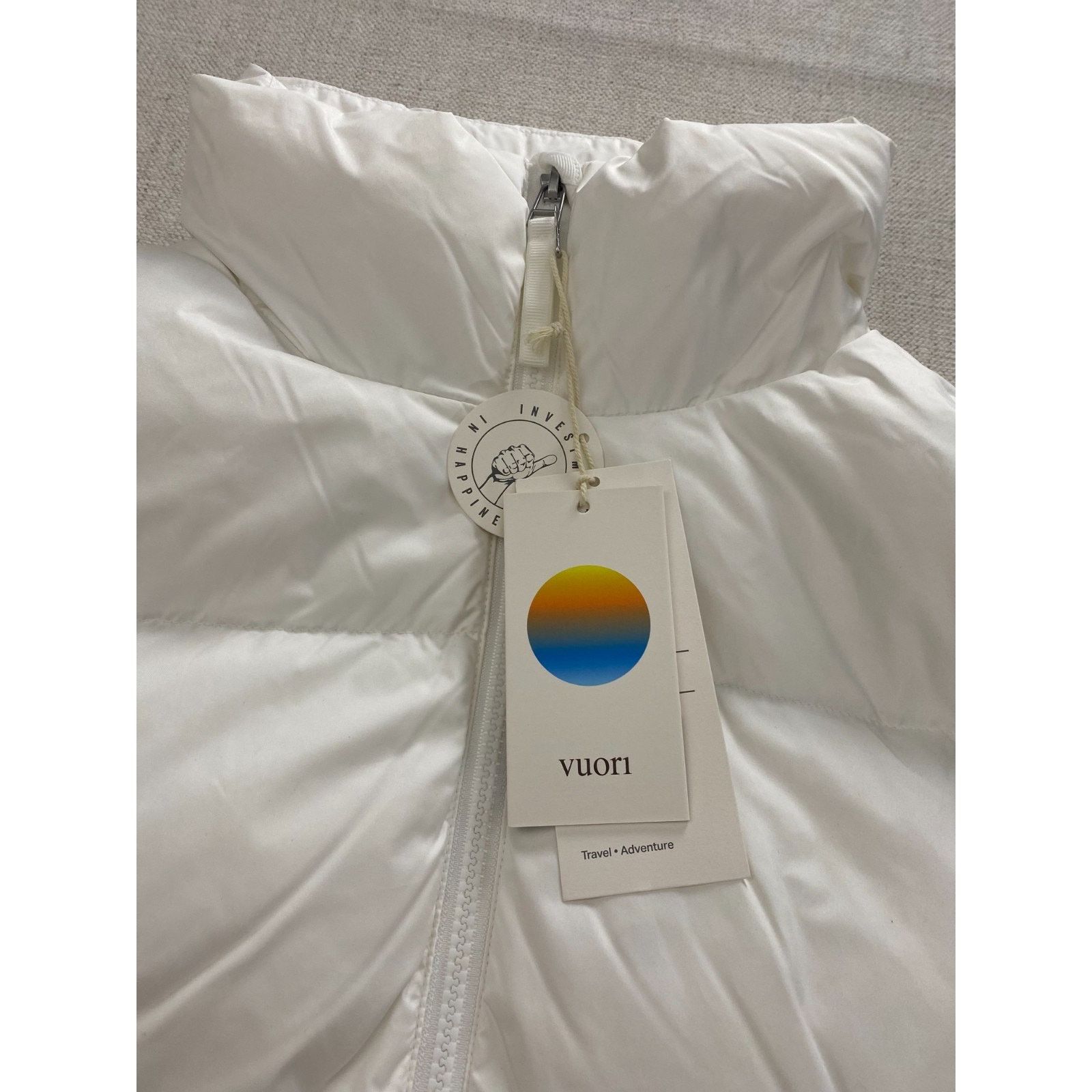 Vuori Vuori Hillside Down Vest Womens Medium White 650 Puffer NWT Size M / US 6-8 / IT 42-44 - 6 Thumbnail
