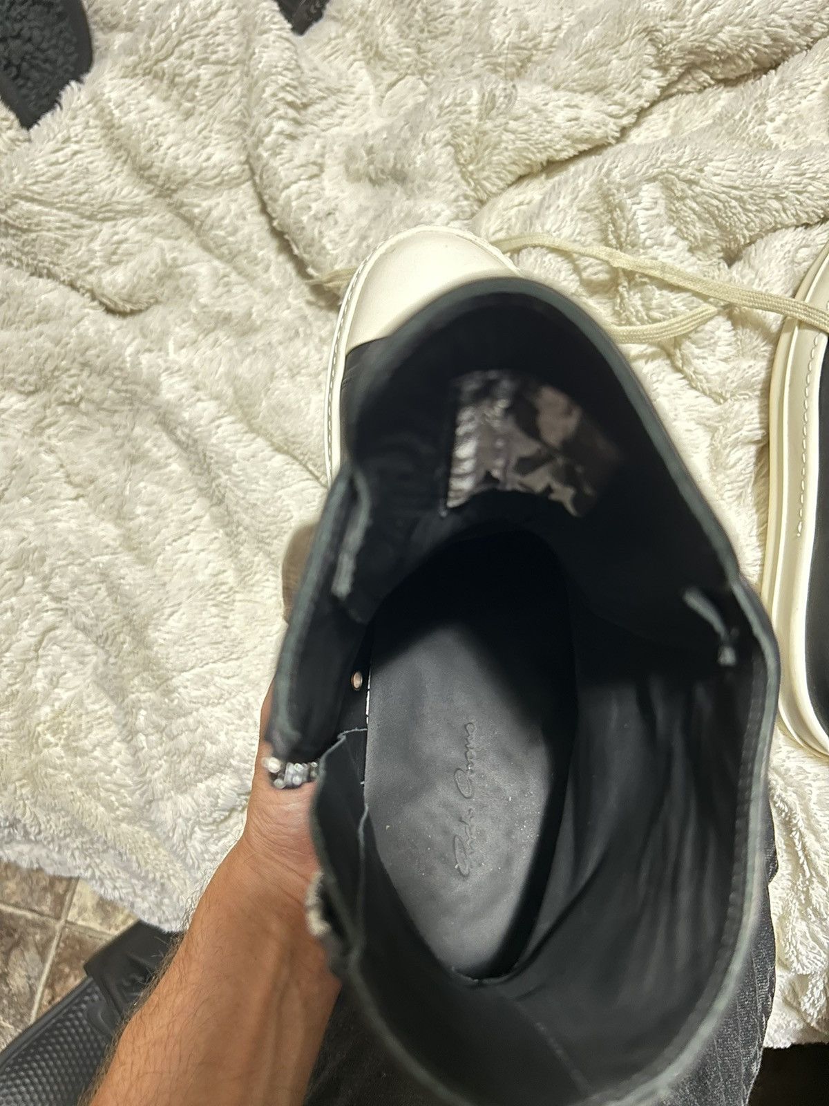 Rick Owens LIDO HIGHTOP RAMONES Size US 9 / EU 42 - 9 Thumbnail