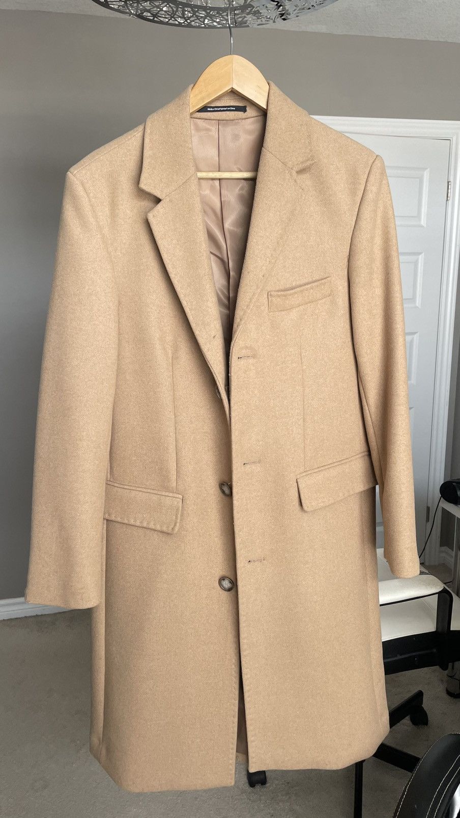 H&M Camel Trench Coat - H&M Size US M / EU 48-50 / 2 - 1 Thumbnail