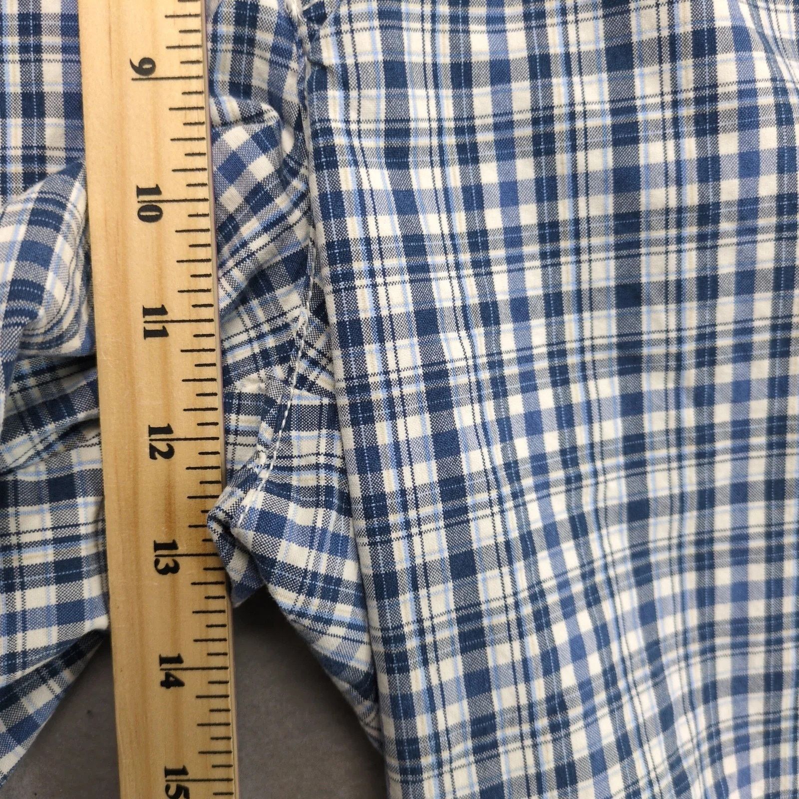 Izod Izod Blue Plaid Cotton Bermuda Shorts Men's 38x10" Skater Size US 38 / EU 54 - 7 Thumbnail