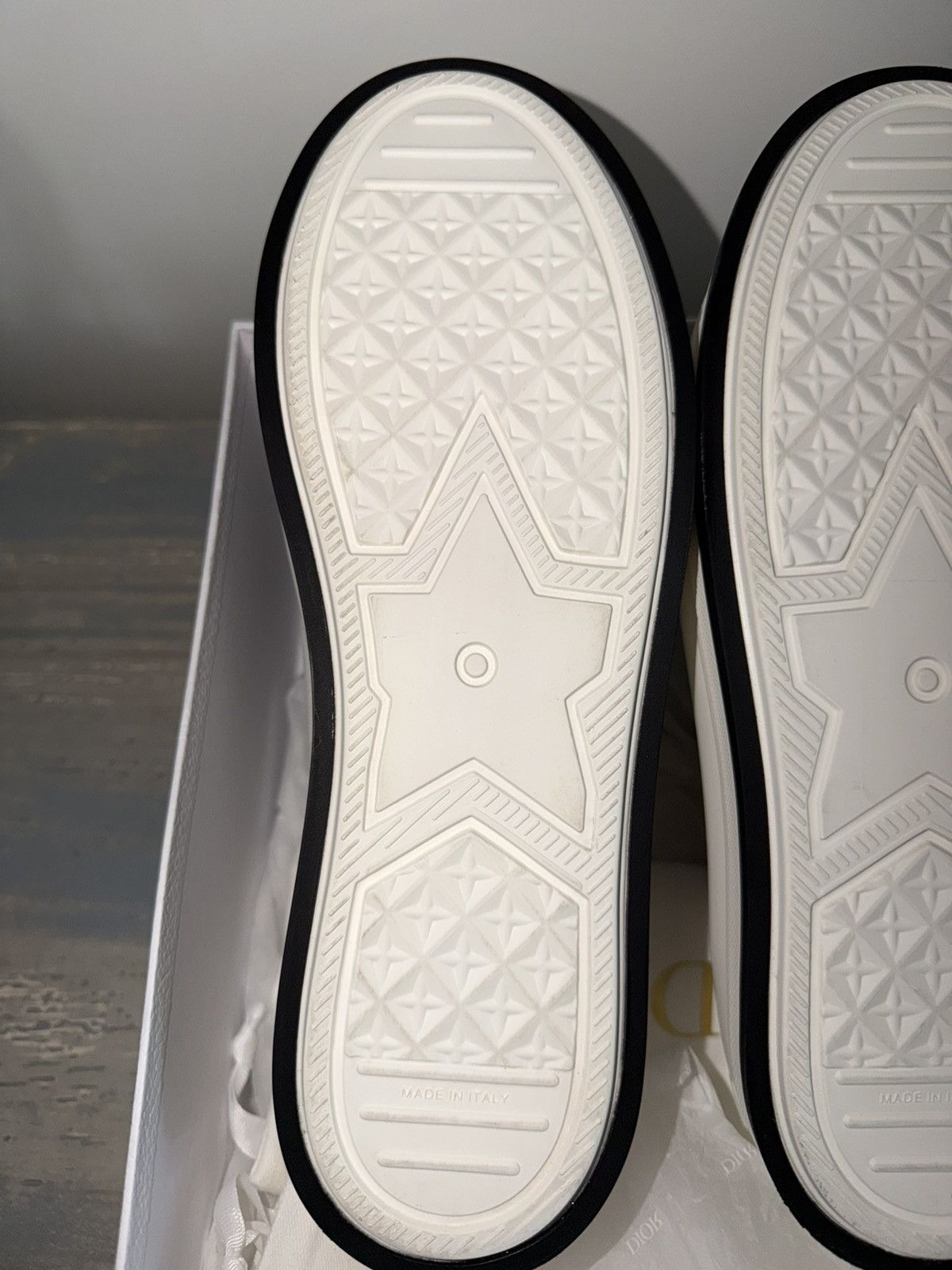 Dior WALK’N’DIOR PLATFORM SNEAKERS WHITE BLACK EMBROIDERED CANVAS Size US 10 / IT 40 - 11 Thumbnail