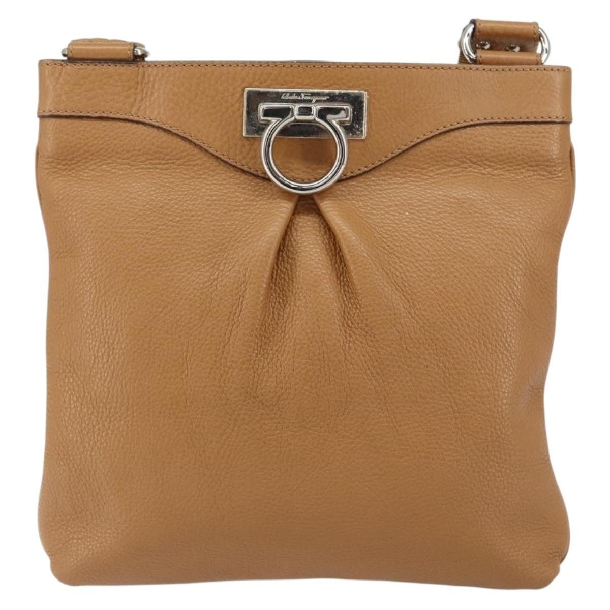 Salvatore Ferragamo Salvatore Ferragamo Gancini Shoulder Bag Leather Size ONE SIZE - 1 Thumbnail