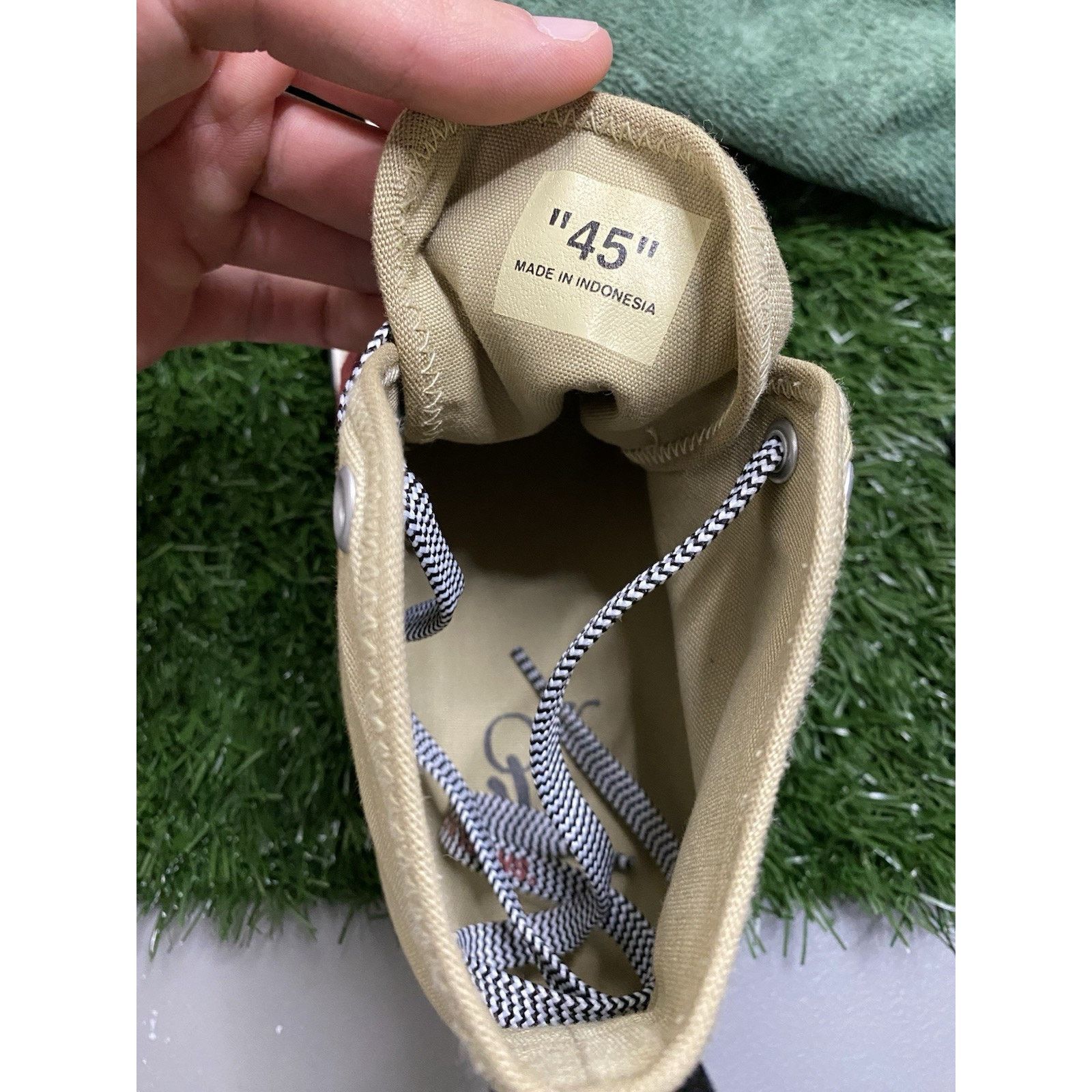 Off-White Size 45 EU ( 12 US ) - Off-White “Sand Burgundy” | NEW ! Size US 12 / EU 45 - 17 Thumbnail