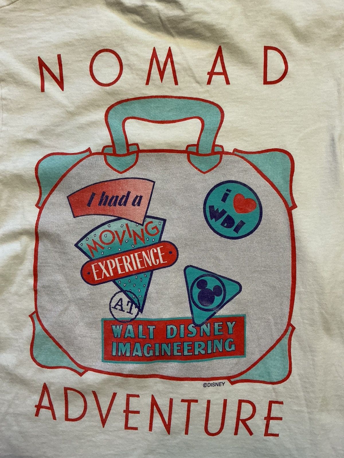 Disney Vintage 90s Walt Disney Imagineering Nomad T-Shirt Size US M / EU 48-50 / 2 - 1 Thumbnail