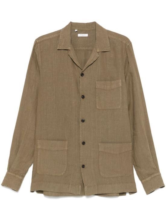 Boglioli BOGLIOLI Men Long Tops 60200Q SB57520564 Green Size US M / EU 48-50 / 2 - 1 Thumbnail