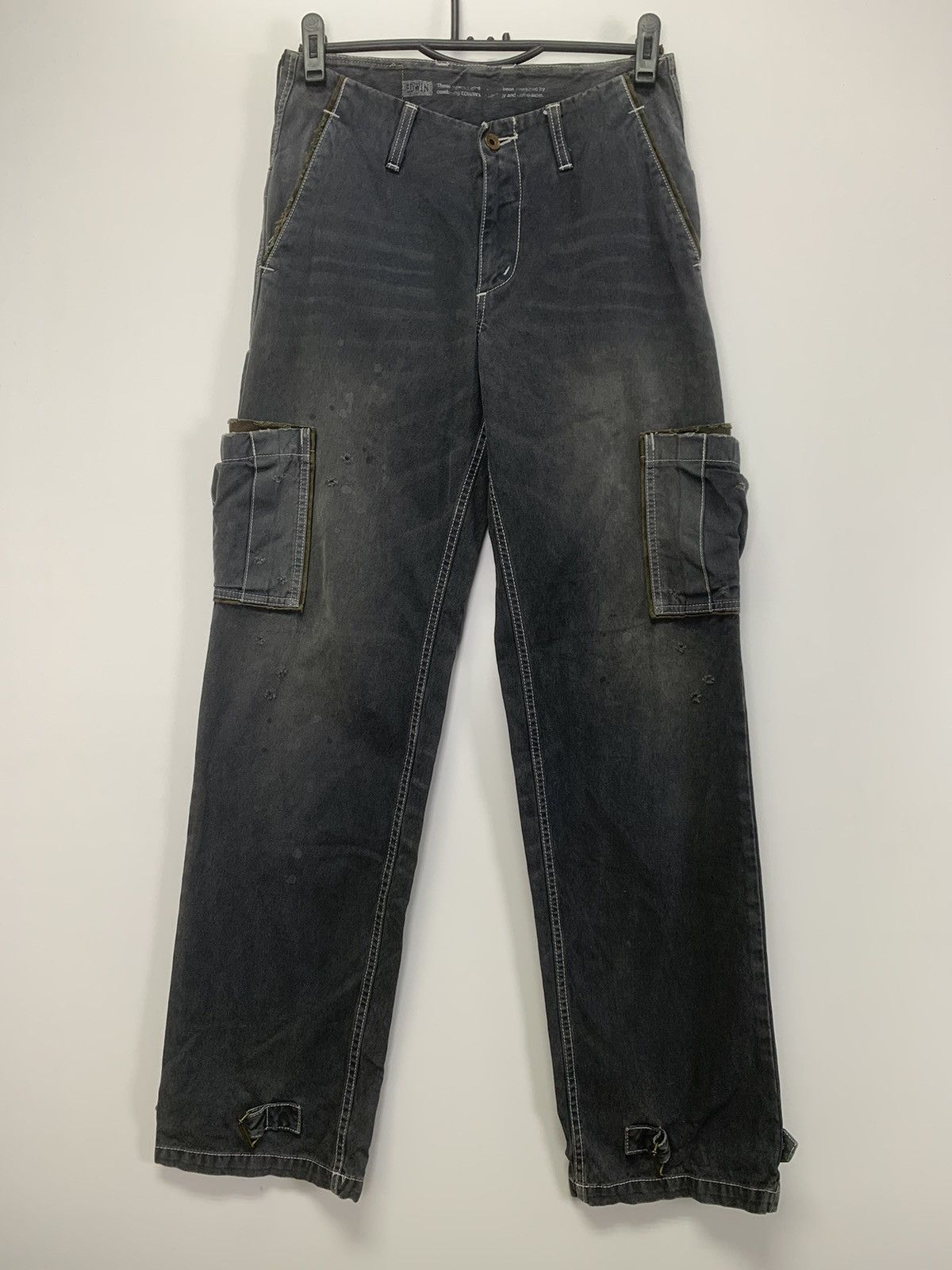 Edwin × Vintage Vintage 90s Edwin Cargo pant Size US 30 / EU 46 - 1 Thumbnail