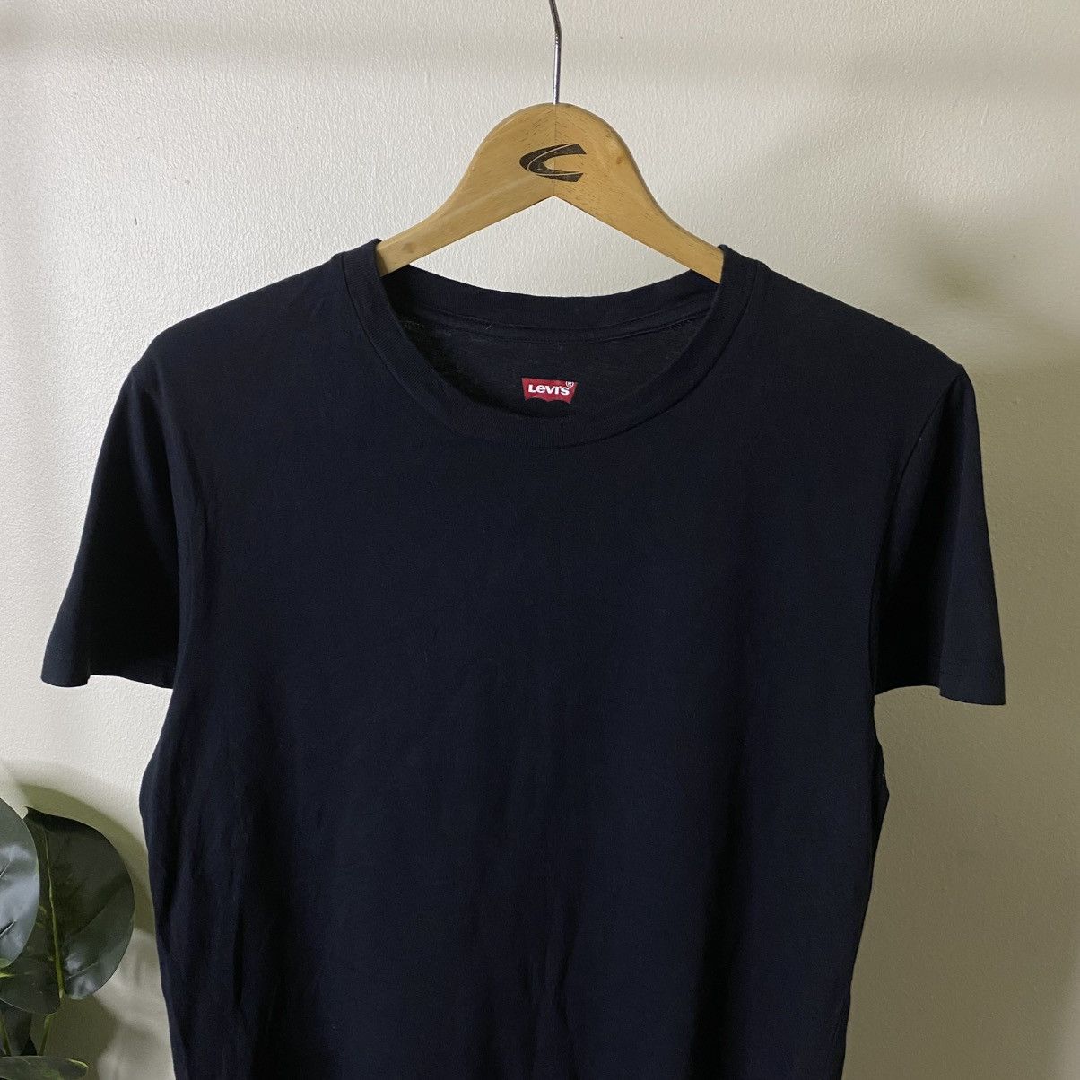 Levi's Levis Black Blank T Shirt Size US M / EU 48-50 / 2 - 2 Thumbnail