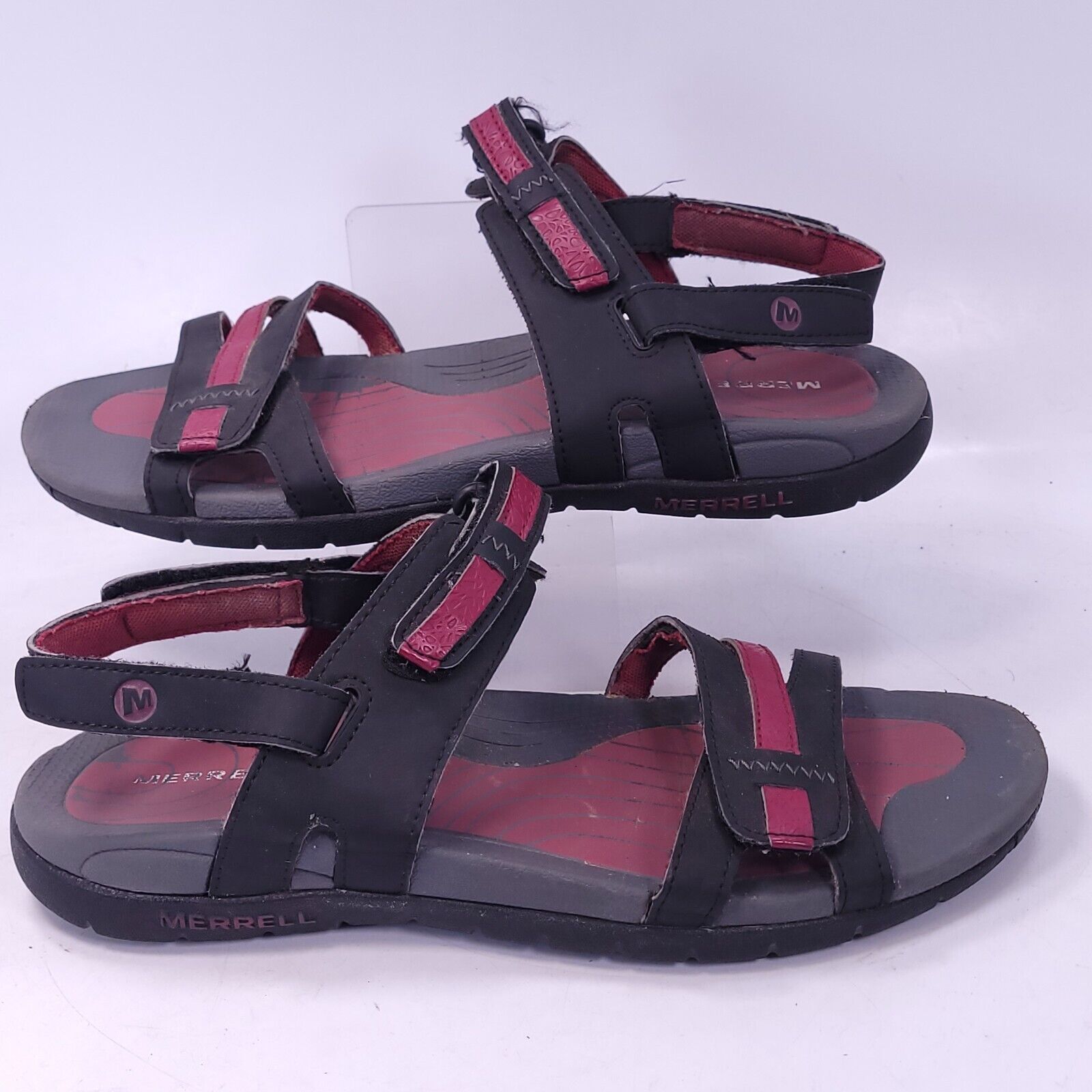 Merrell Merrell Lissum Ridge Sandal Womens Size 8 J343092C Black Red Size US 8 / IT 38 - 6 Thumbnail