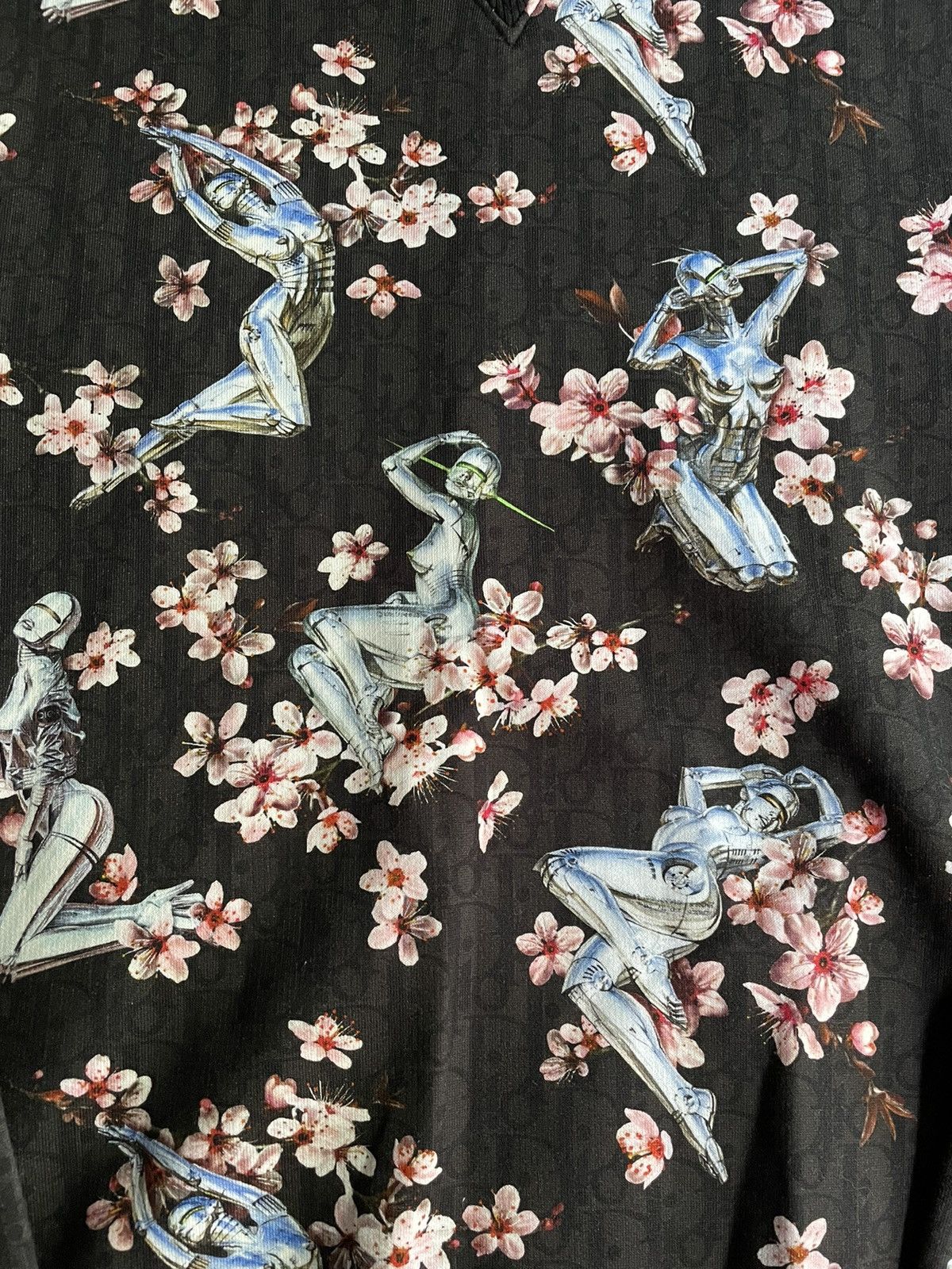 Dior Dior Sorayama Robot Flower Oblique Sweatshirt Size US M / EU 48-50 / 2 - 2 Thumbnail