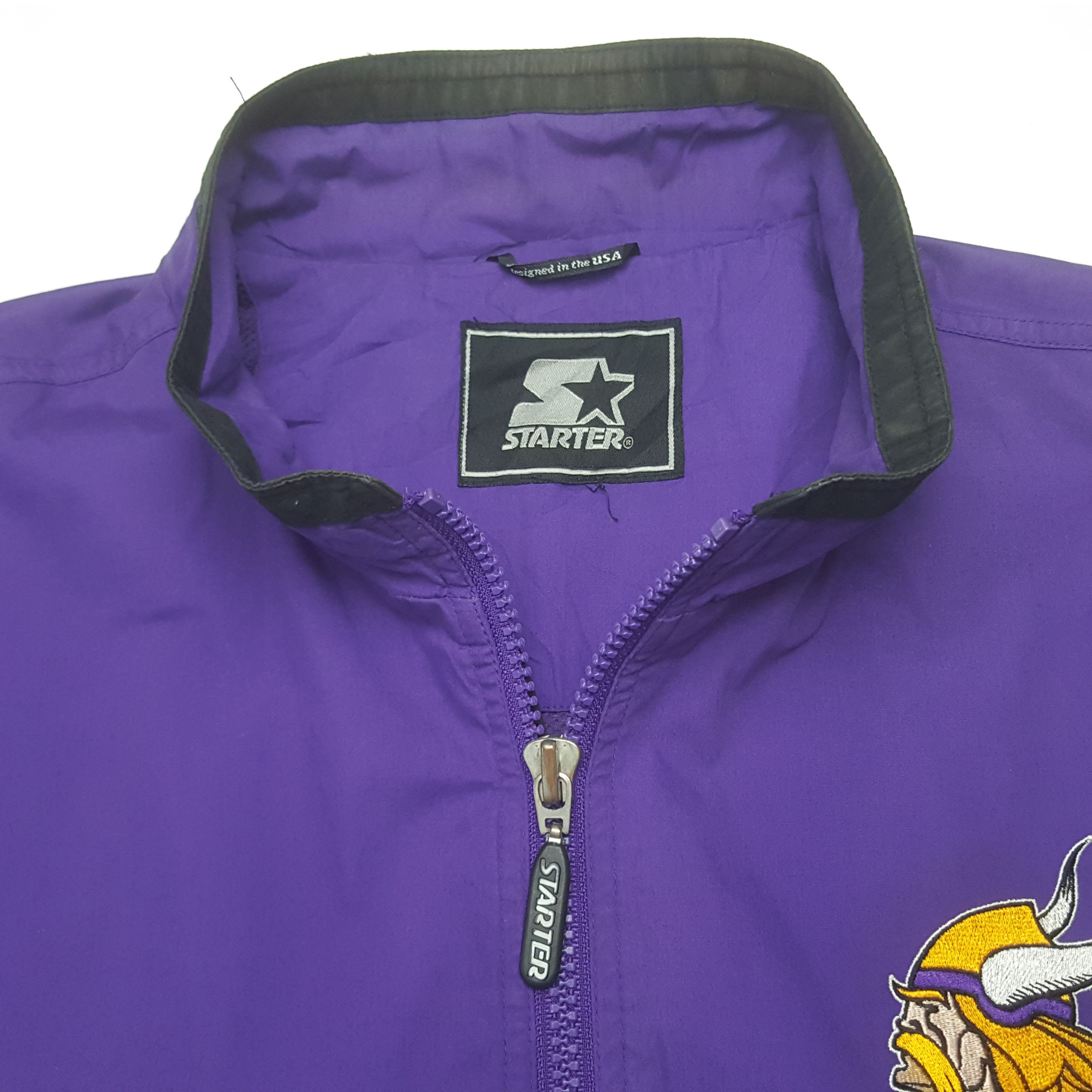 Starter Vintage Starter Minnesota Vikings Sport Jacket C308N1 Size US XXL / EU 58 / 5 - 4 Thumbnail