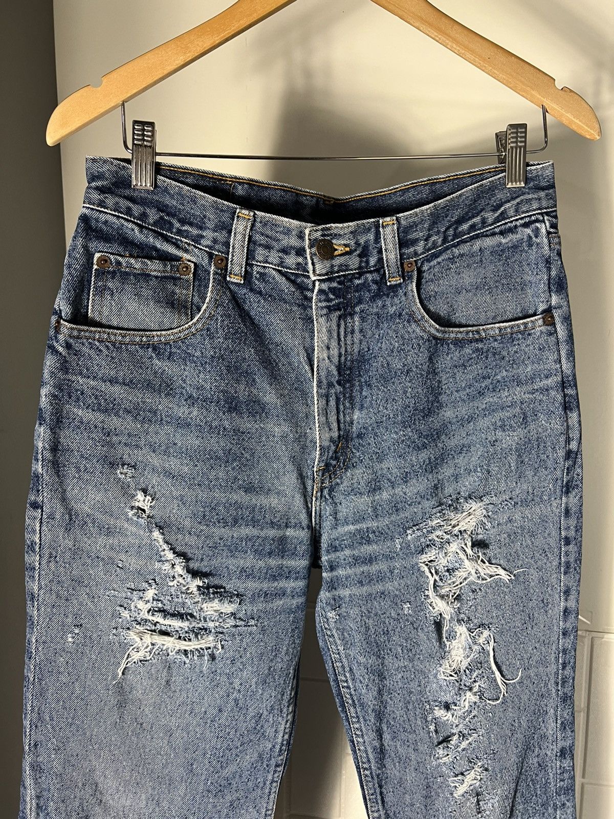 Levi's Vintage Clothing VERY RARE LEVIS 627 DESIGNER DENIM JEANS USA RETRO Y2K 90s Size US 29 - 4 Thumbnail