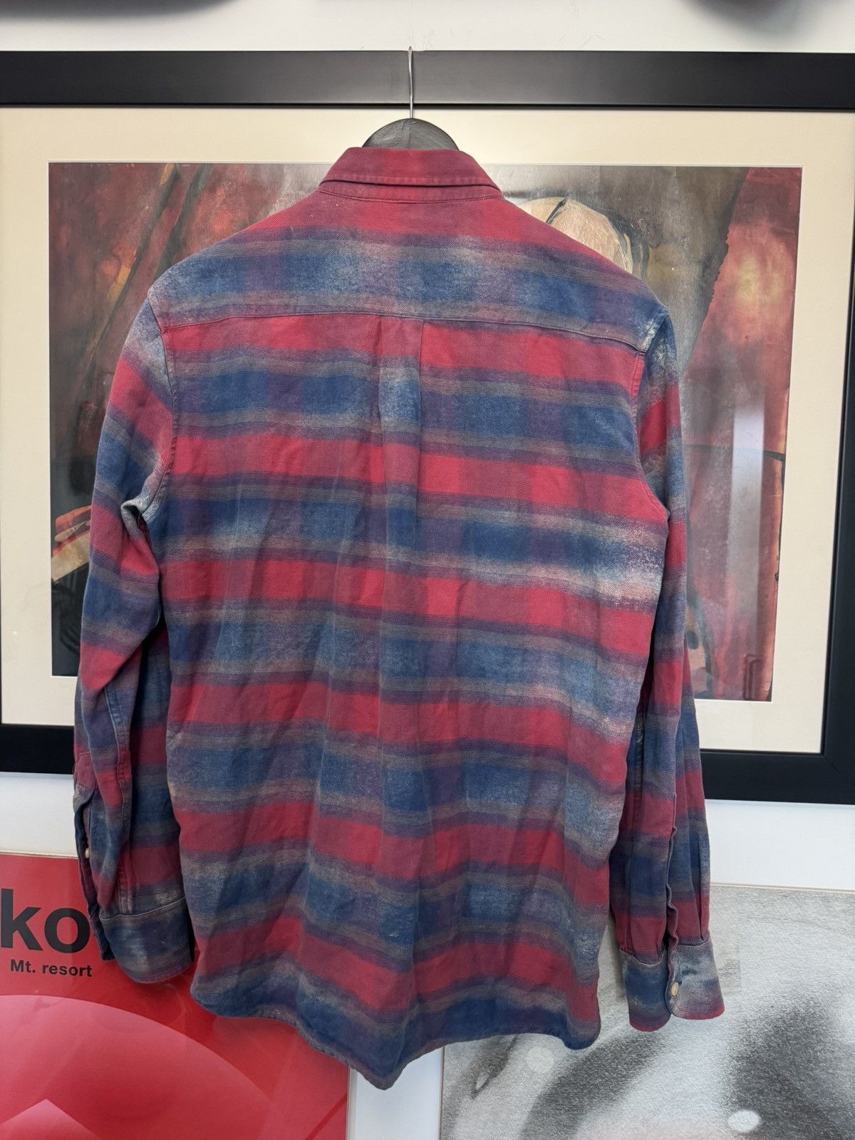 Our Legacy Our Legacy Checkered Button Up Shirt Bleach Flannel Rare Size US M / EU 48-50 / 2 - 2 Thumbnail