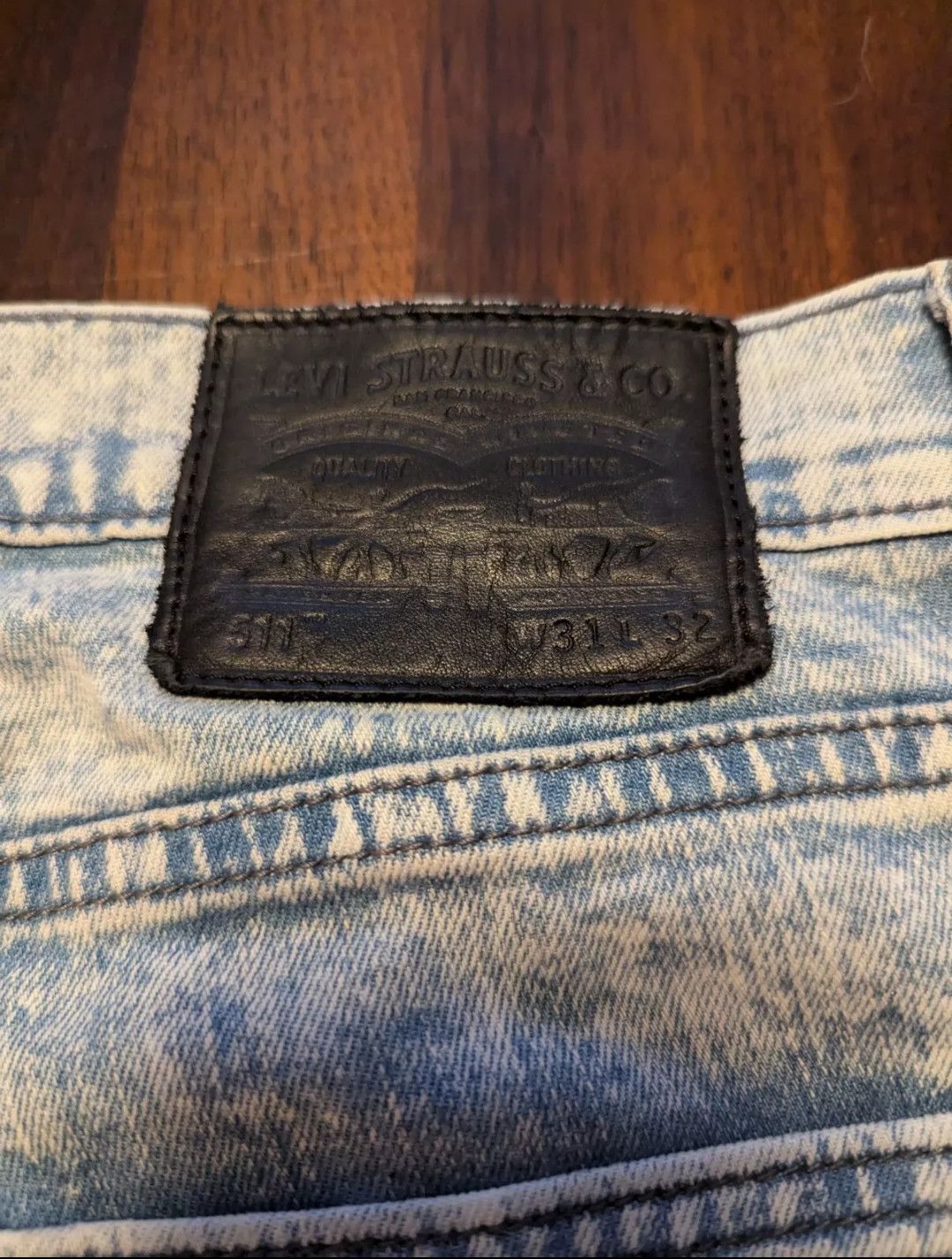 Levi's Levis 511 Jeans 31x32 Bleach Acid Wash Pants Size US 31 - 5 Thumbnail