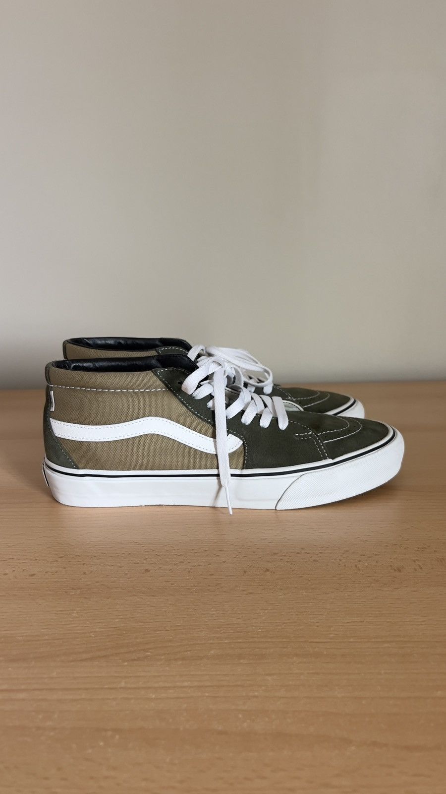 JJJJound × Vans VANS X JJJJOUND SK8-MID GREEN 10.5 Size US 10.5 / EU 43-44 - 3 Thumbnail