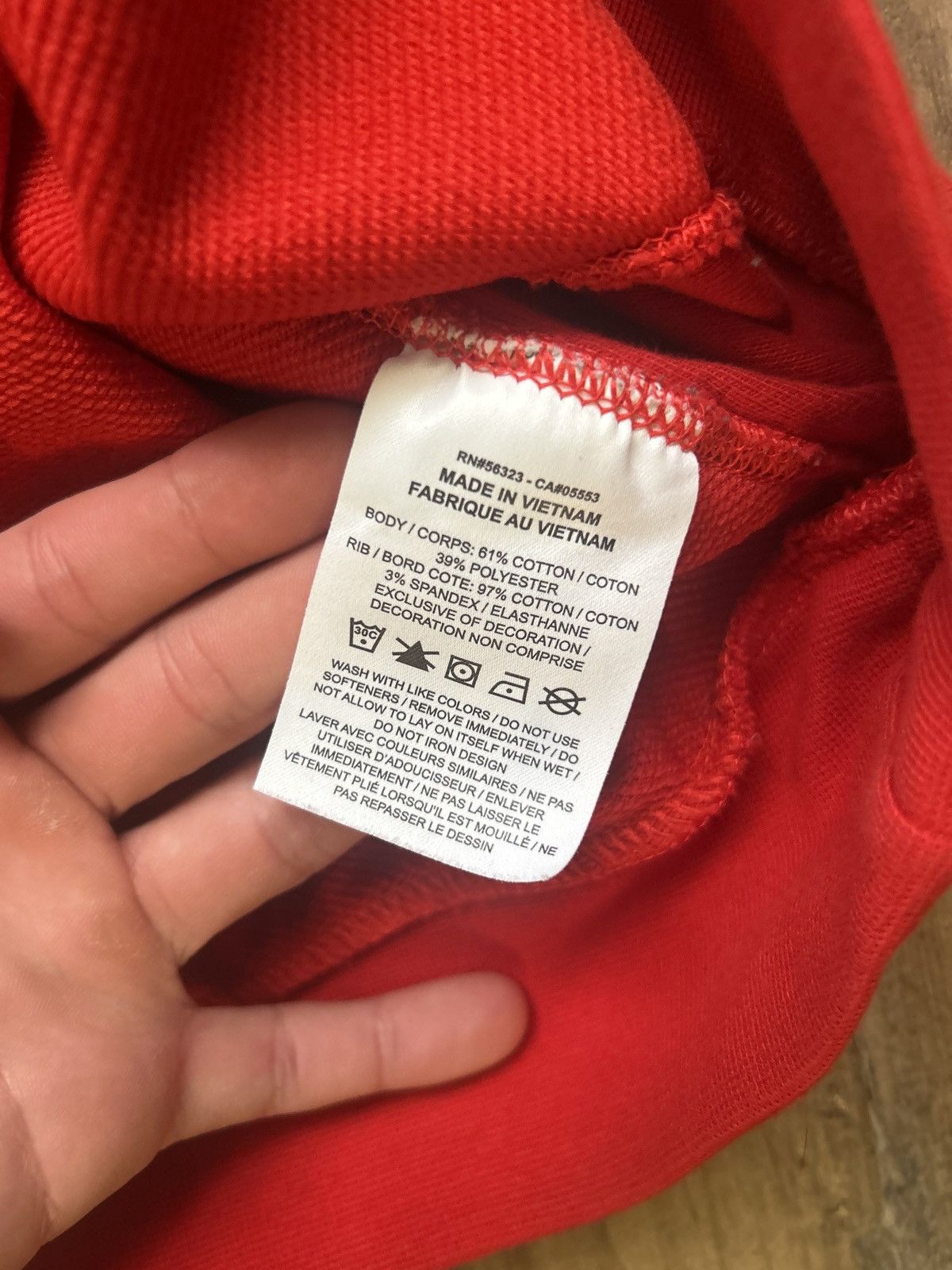 Nike Red Nike Crewneck Size US XL / EU 56 / 4 - 7 Thumbnail