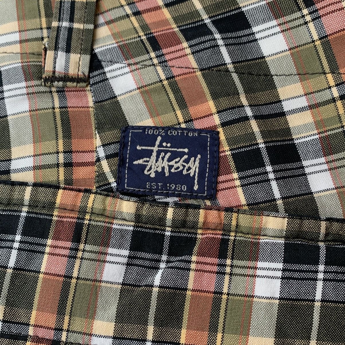 Stussy Vintage 80s Stussy Plaid Shorts Size US 32 / EU 48 - 8 Thumbnail