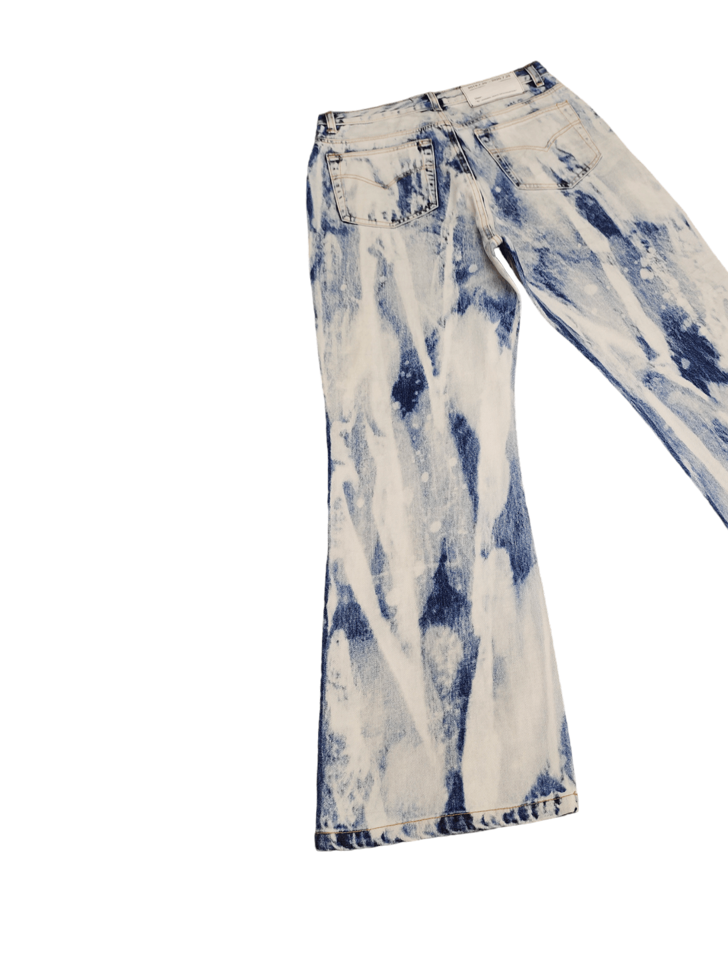 If Six Was Nine Flare Baggy Jean Terra Incognita Boot Cut Wide Leg Acid Wash Size US 29 - 15 Thumbnail
