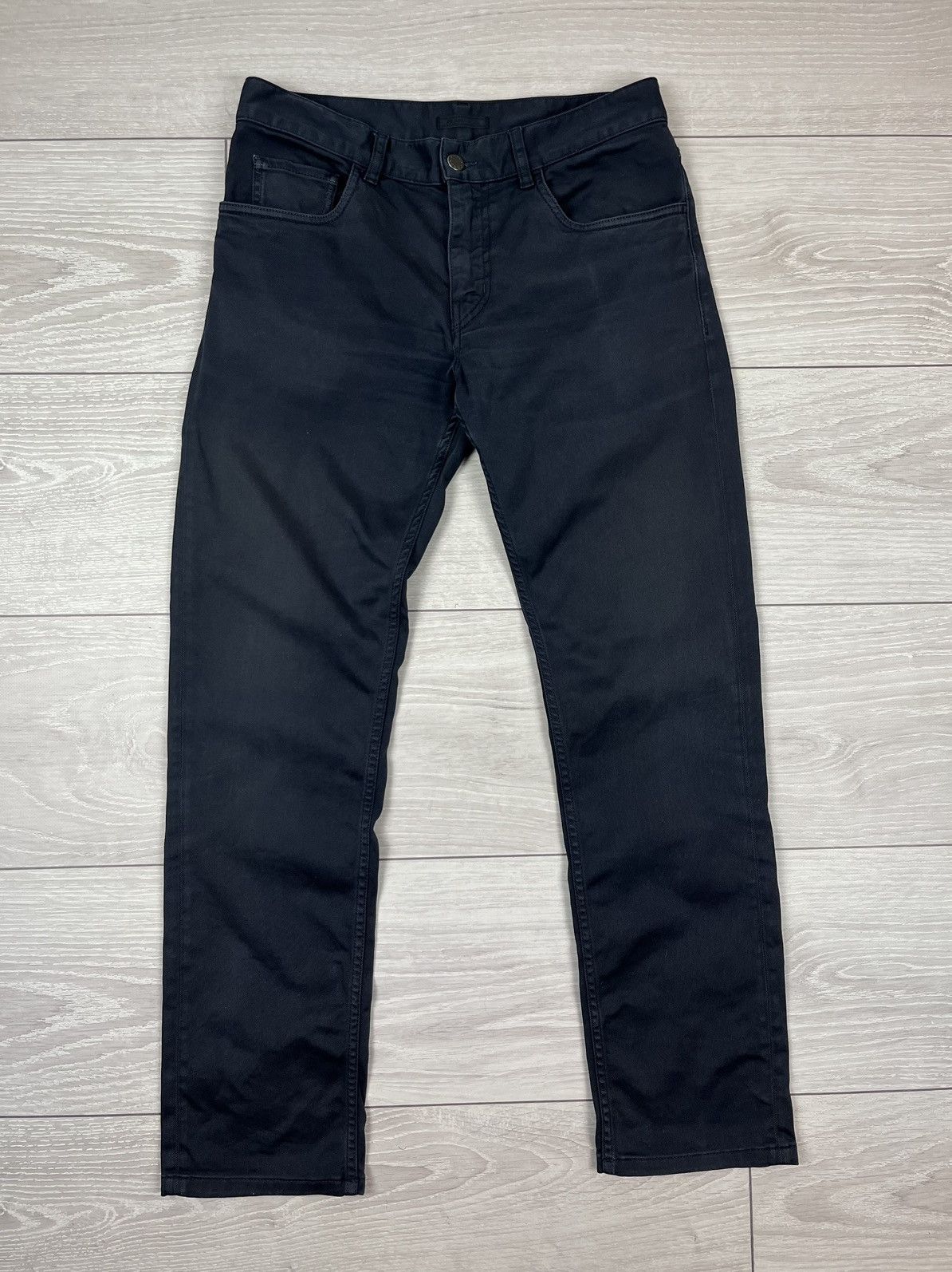 Prada Prada Blue Navy Straight Denim Pants 31 size Size US 31 - 1 Thumbnail