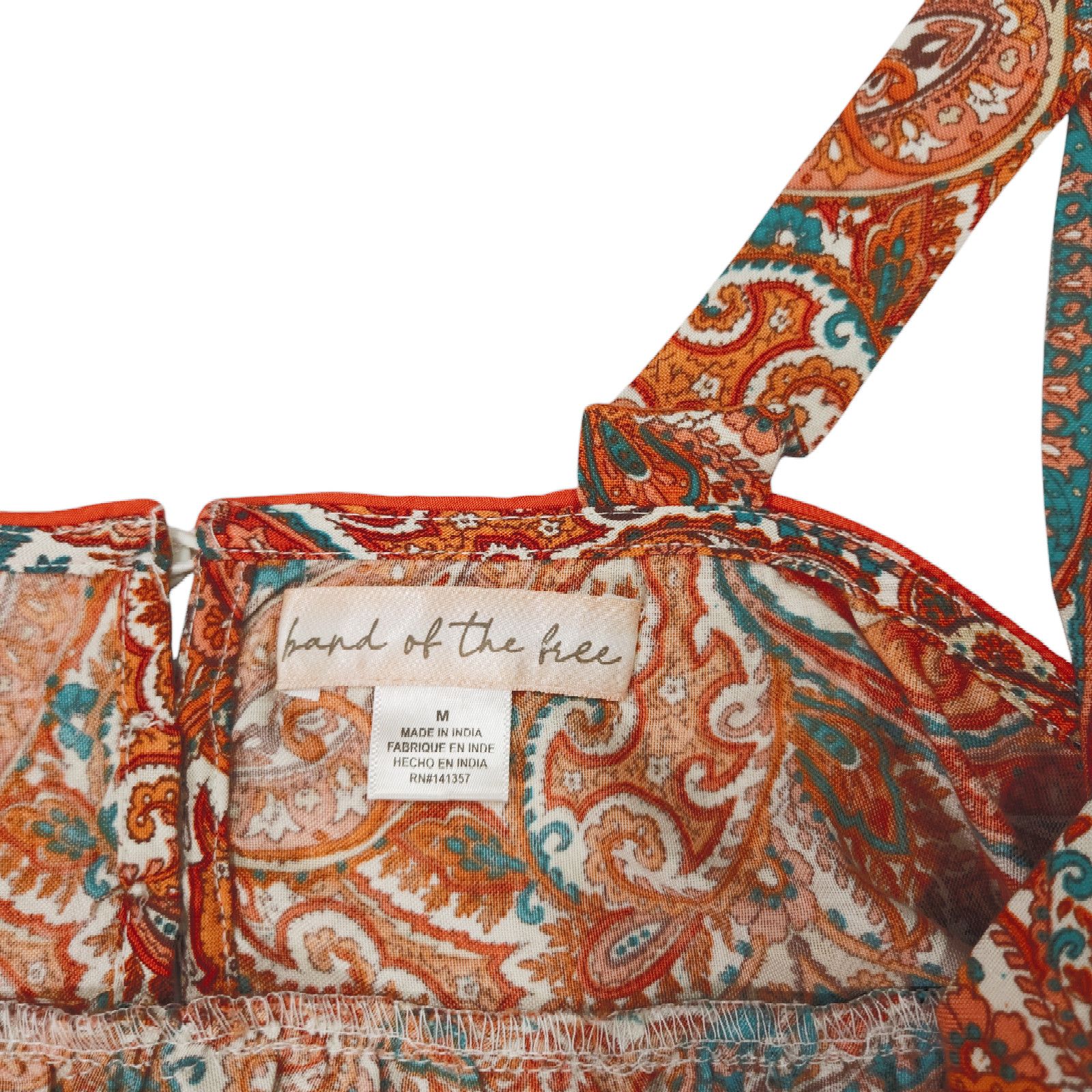 Other EUC B.O.G. Band of the Free Alejandra Paisley Dress Sz. M Size M / US 6-8 / IT 42-44 - 5 Thumbnail