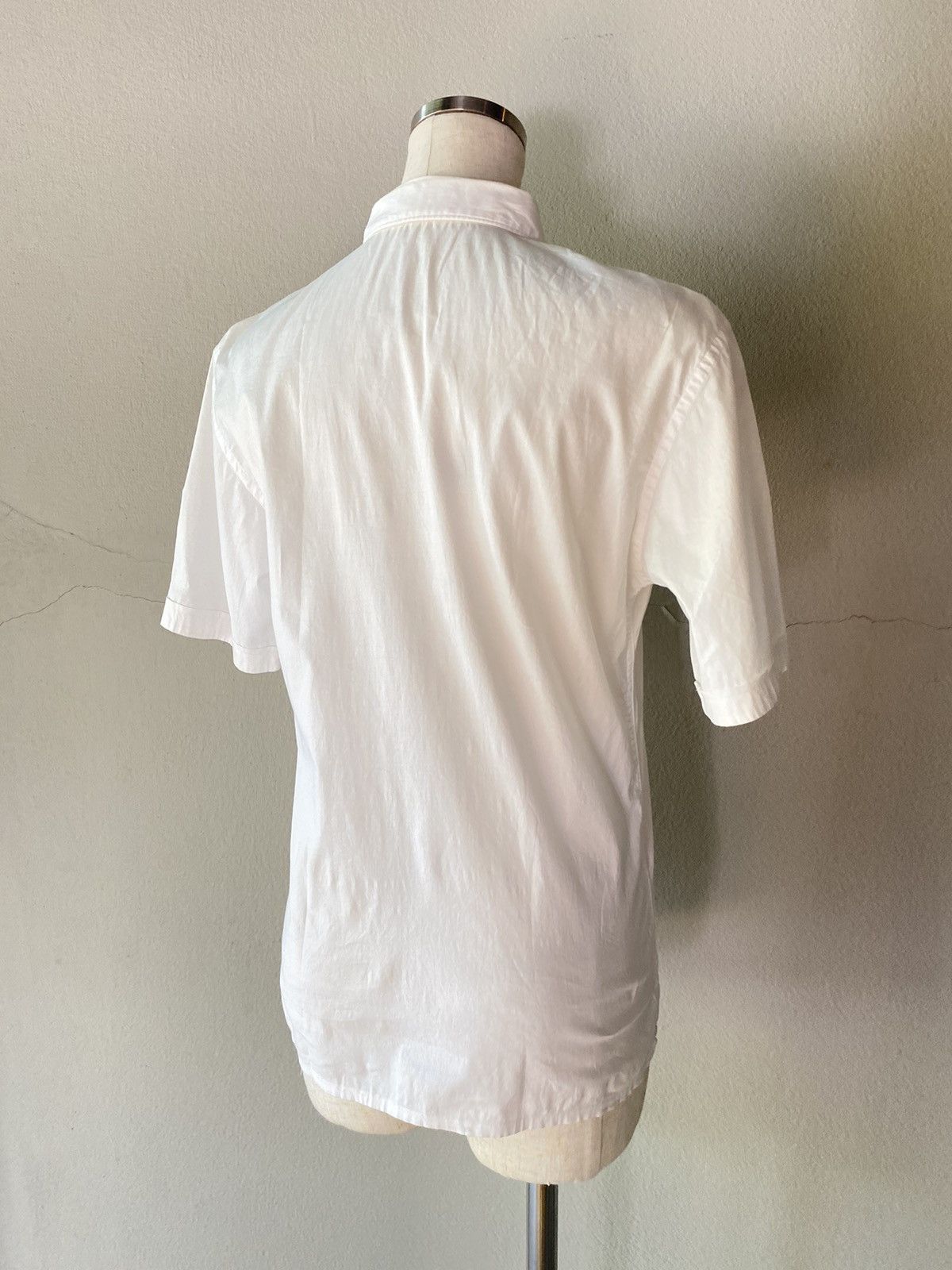 Zucca ZUCCA White Short-Sleeve Shirt Size US M / EU 48-50 / 2 - 4 Thumbnail