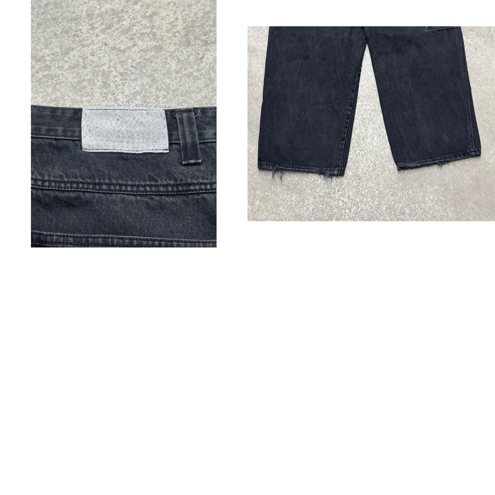 Vintage VINTAGE Marithe Francois Girbaud Jeans Mens Black Wide Leg Carpenter Baggy 42 Size US 42 / EU 58 - 9 Thumbnail