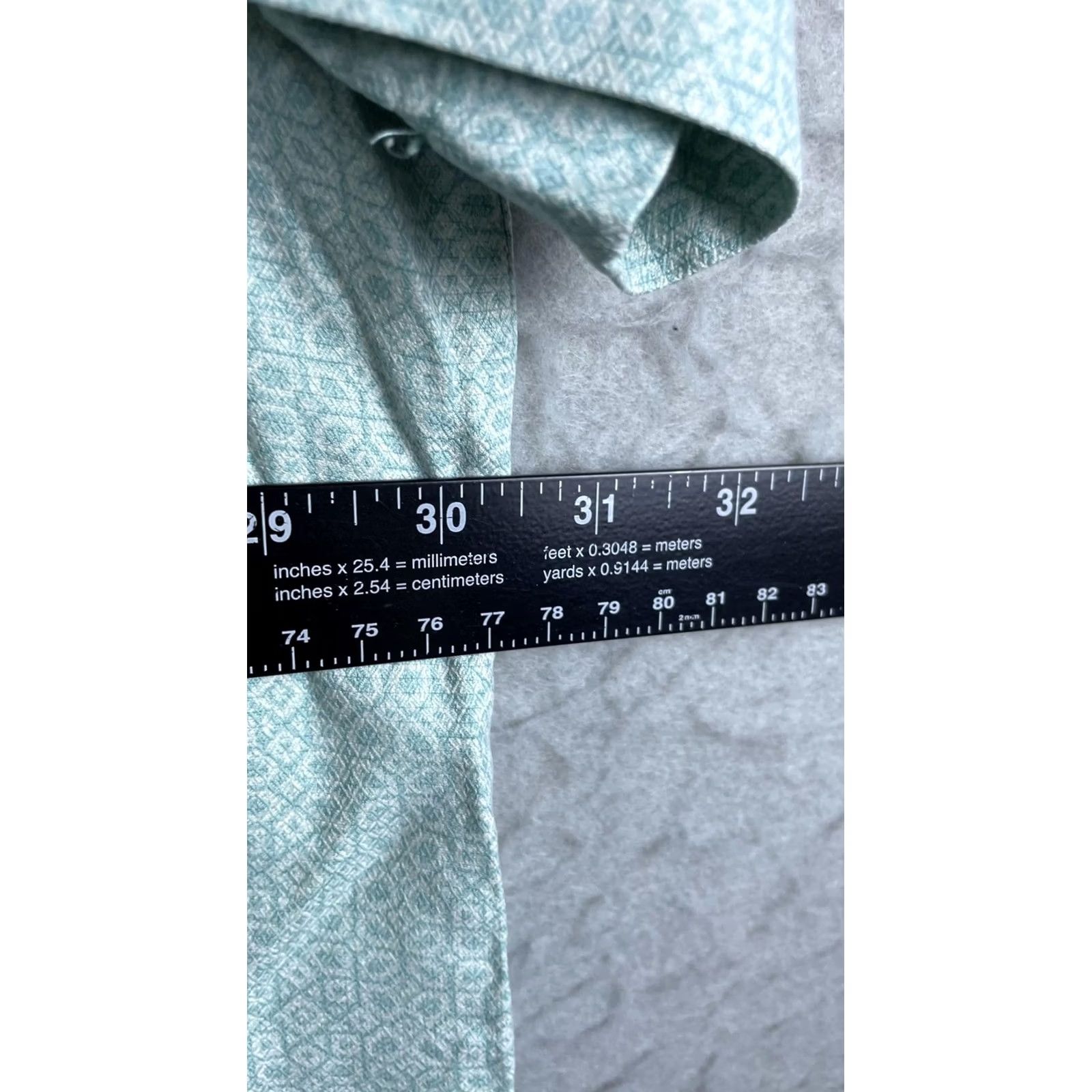 Tommy Bahama Tommy Bahama Shirt Mens 4XL Green Geometric Short Sleeve Button Front Casual Size US XXL / EU 58 / 5 - 3 Thumbnail