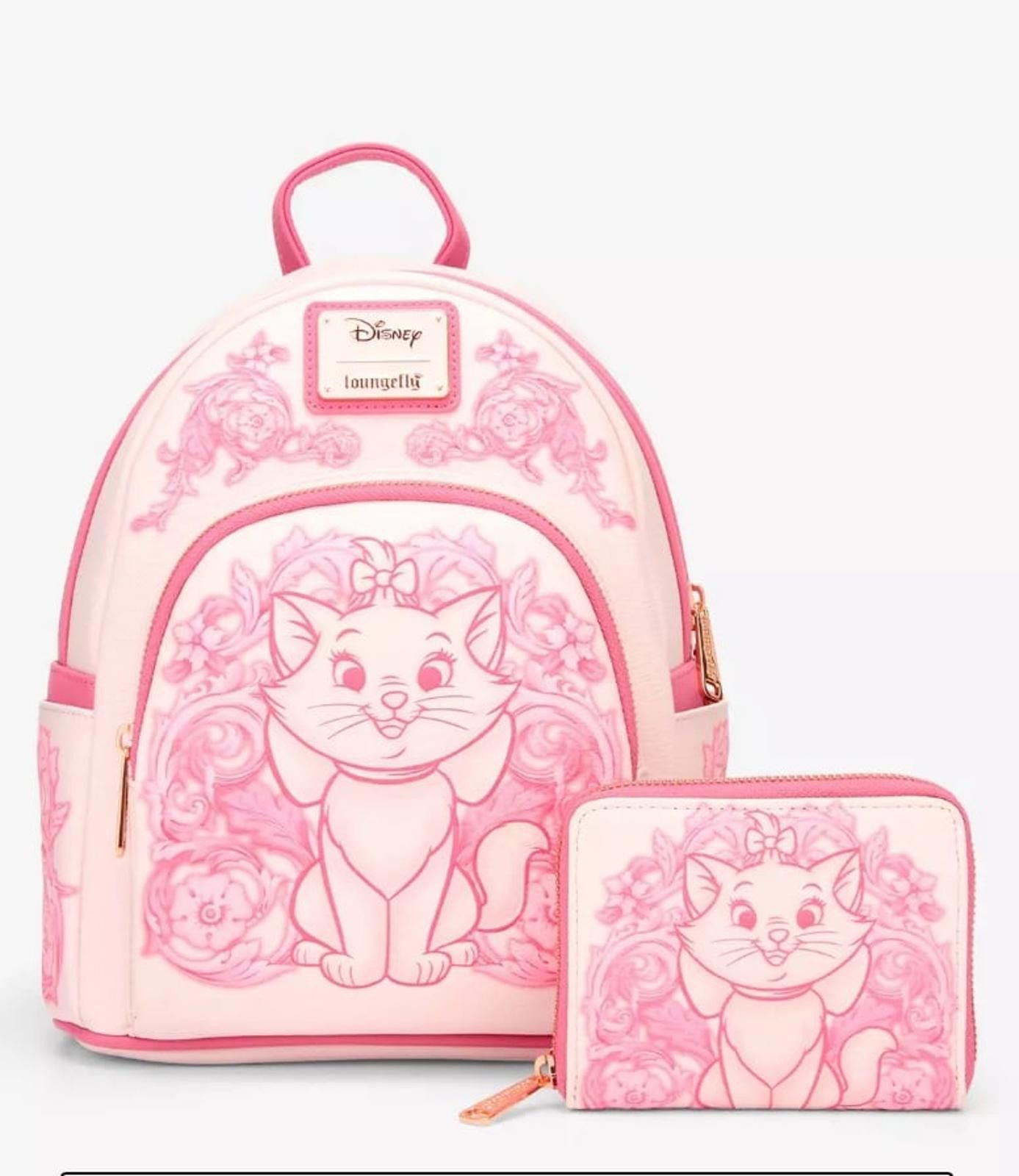 Loungefly Disney The Aristocats Marie Floral Mini Backpack