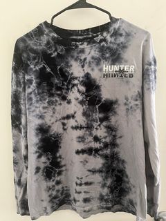 Hunter X Hunter Anime Gon Freecss Men's Green And White Tie Dye T-shirt  Large