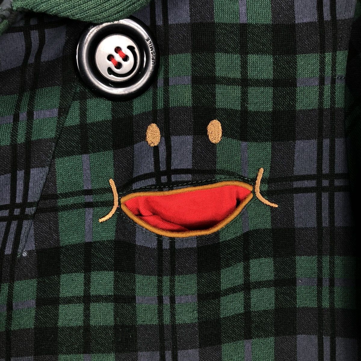 Japanese Brand 🔥Punk Design Tartan Design Up Smile Japan Jacket Kapital Size US L / EU 52-54 / 3 - 17 Thumbnail