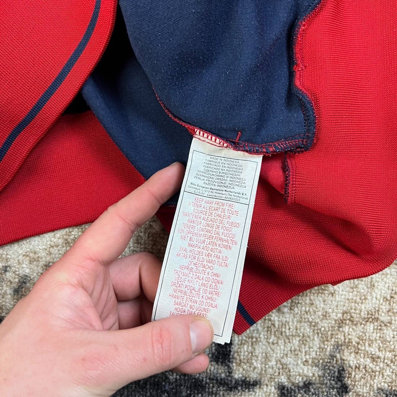 Nike Nike Athletic Vintage Y2K Mini Logo Zip Up Track Jacket Size US M / EU 48-50 / 2 - 6 Thumbnail